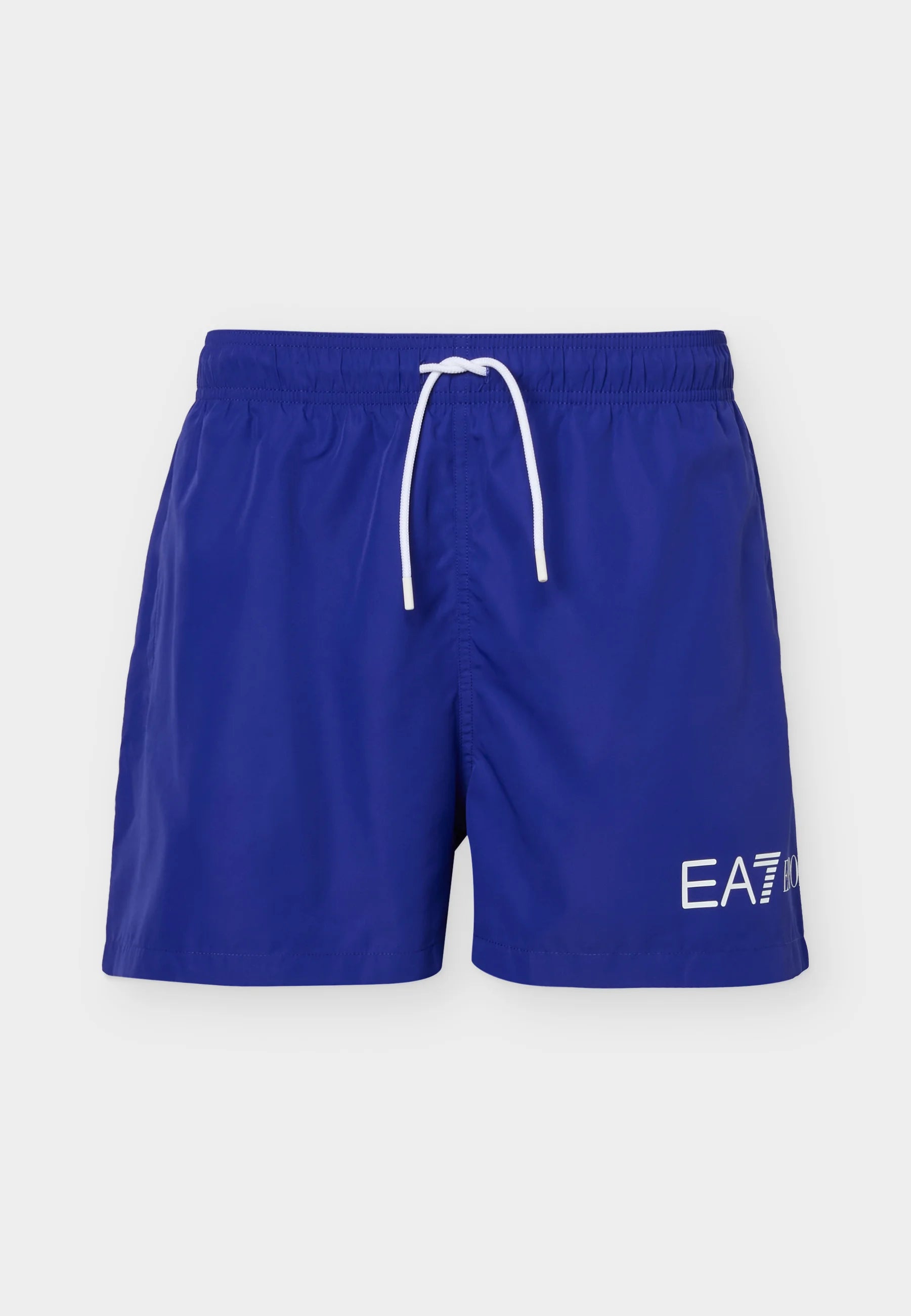 Plavecké šortky Emporio Armani EA7 Water Sport Extended Logo Boxer – Clematis Blue, White