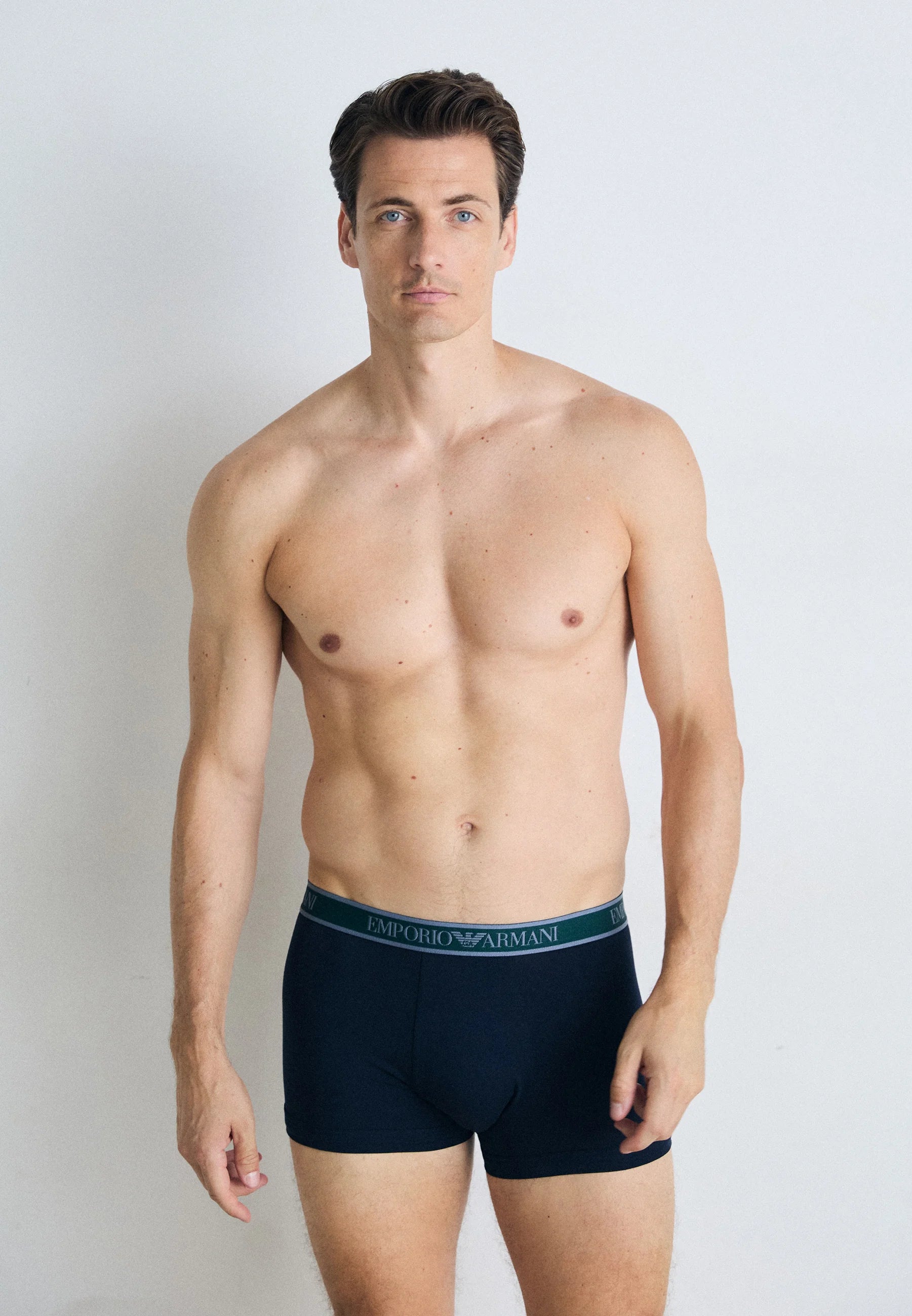 Emporio Armani Trunks 3 Pack – modrá