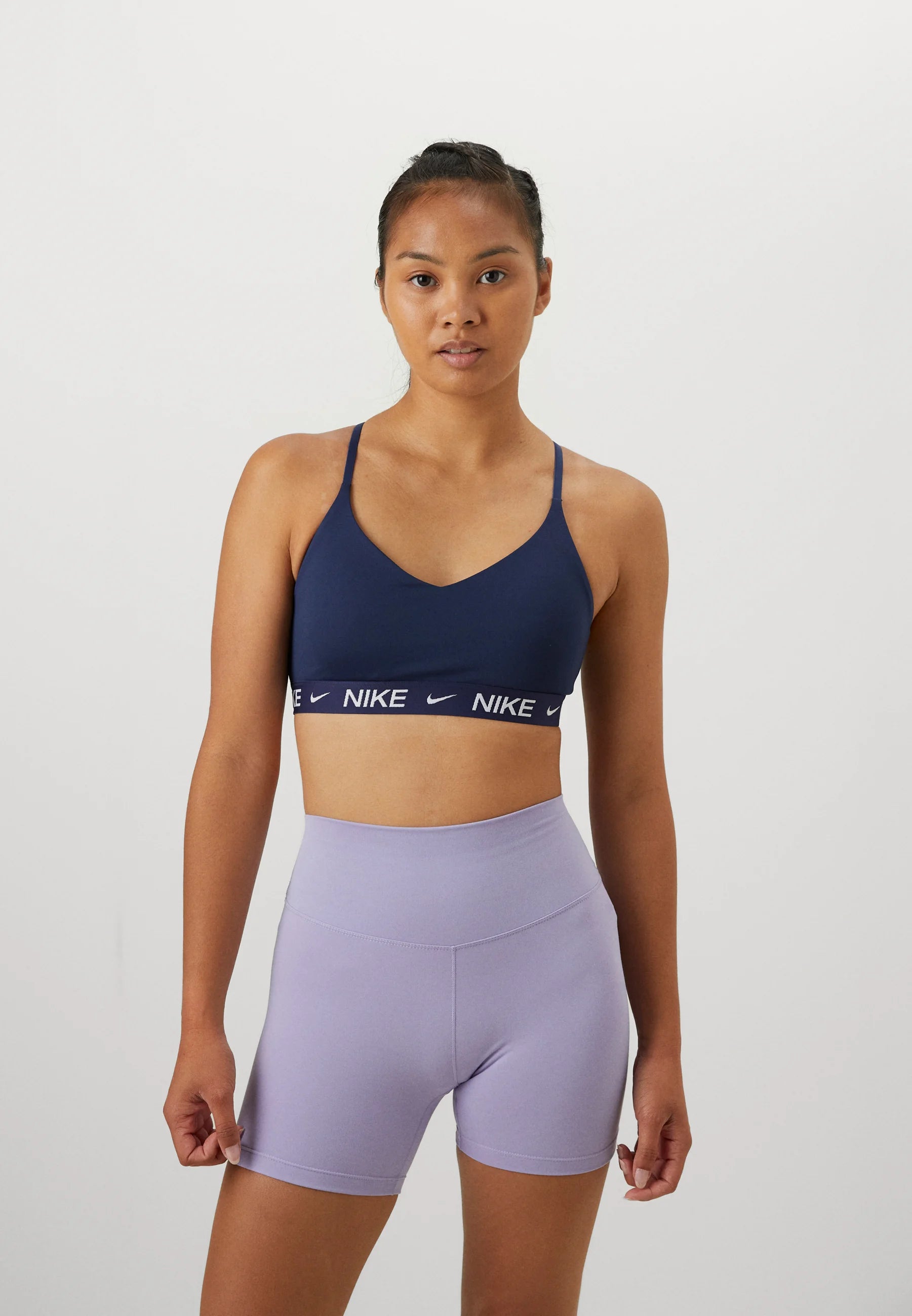 Soutien-gorge Nike Performance Indy Light Support – Bleu marine minuit