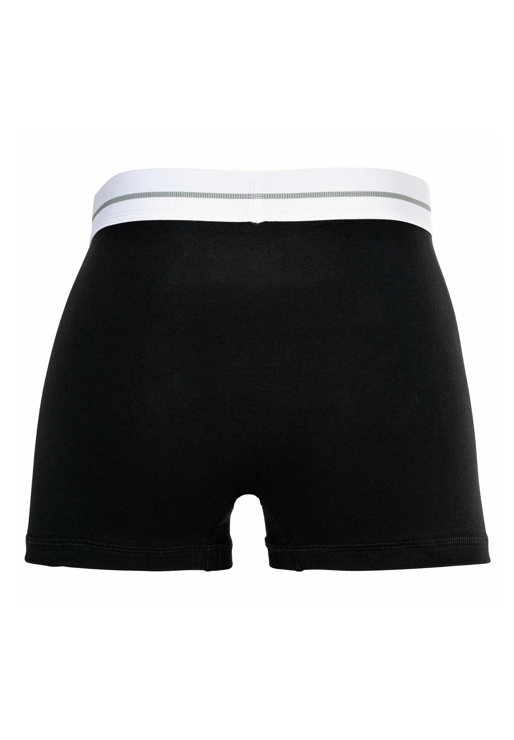 Ellesse Ambria 6 Pack Trunks – Black, Mono Black, White, Grey