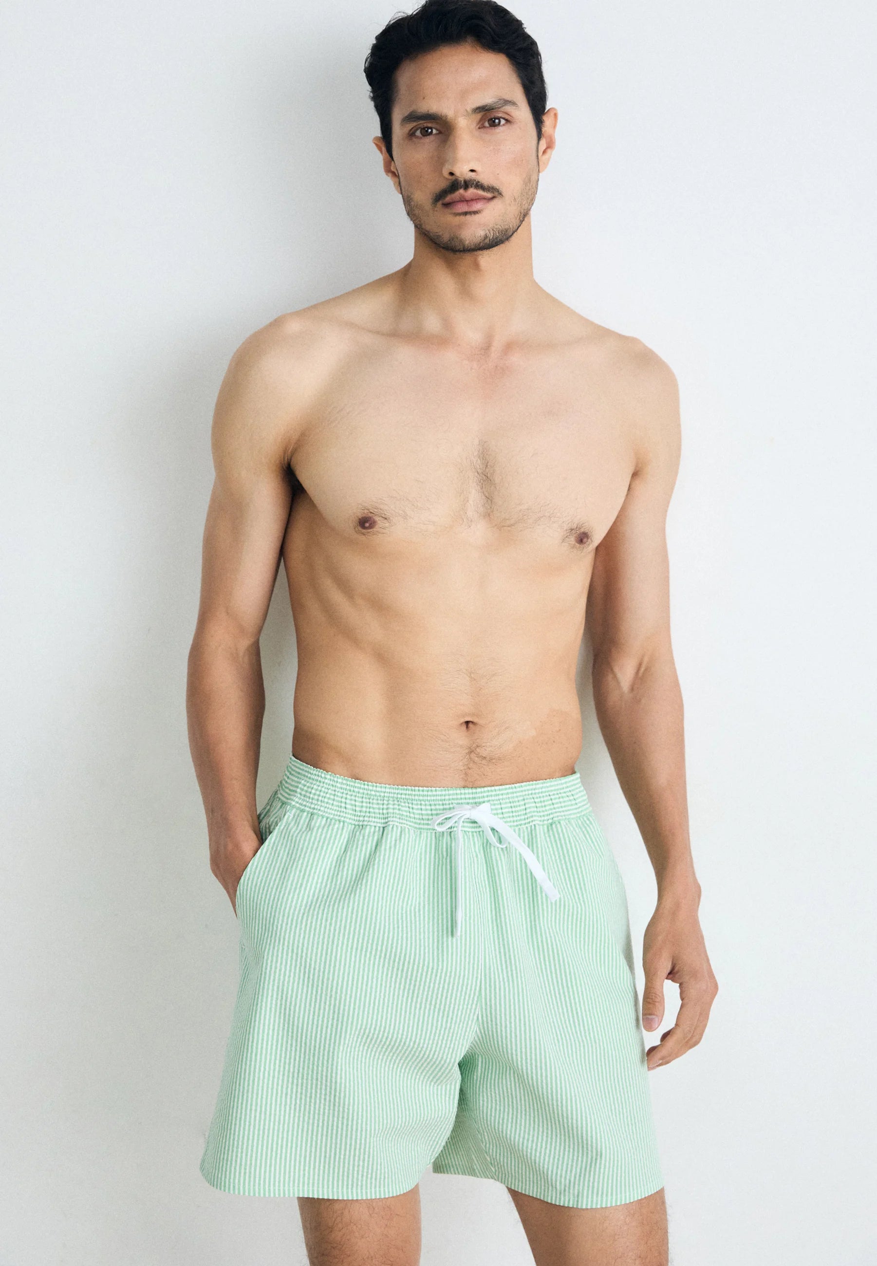 Plavky Lacoste – bílé, Liamone