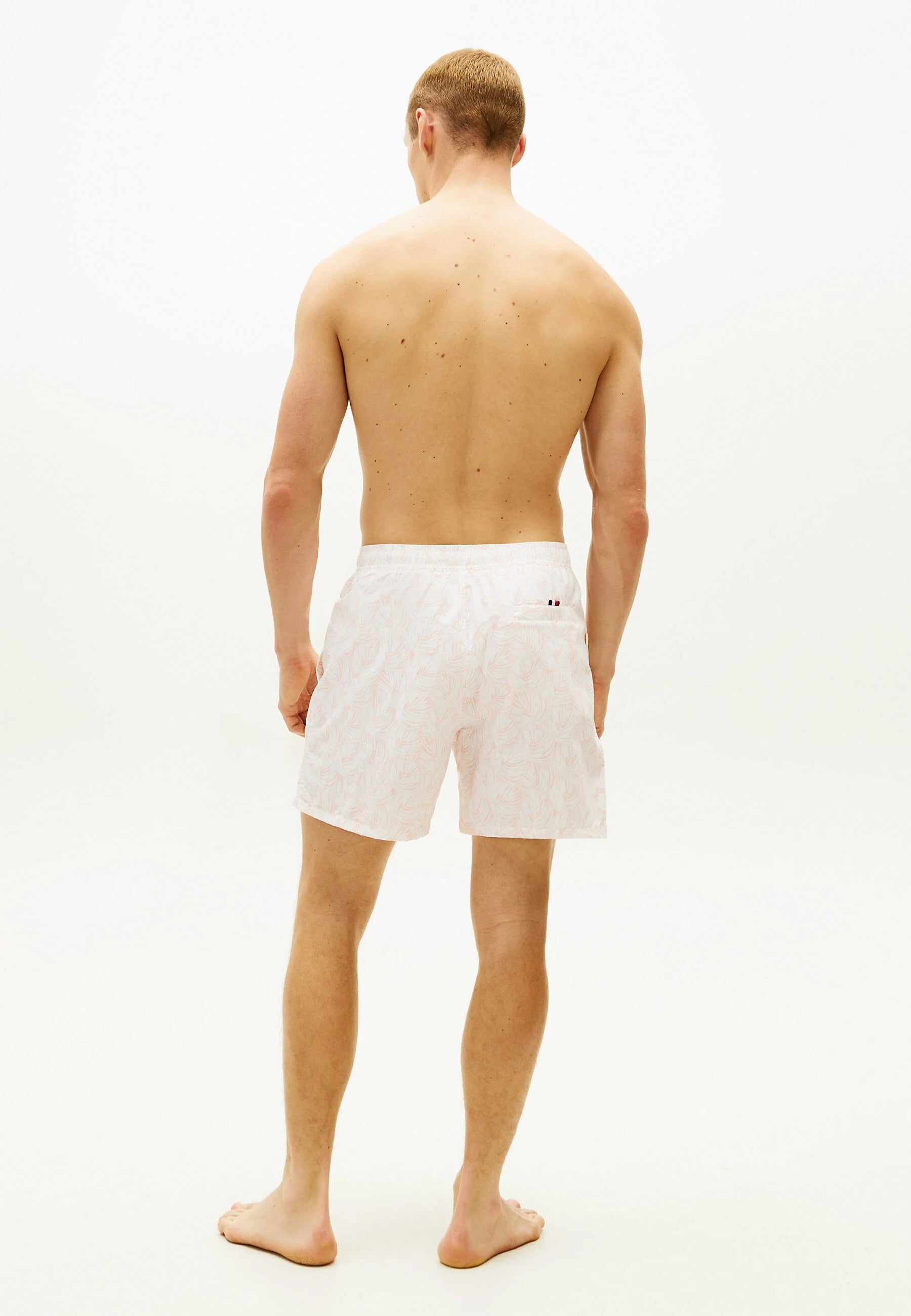 Plavkové šortky Tommy Hilfiger Print – Palm Leaf, Delicate Petal