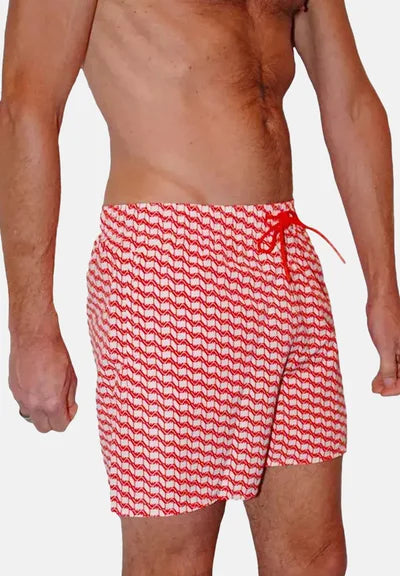 Short de bain Emporio Armani EA7 – Rouge