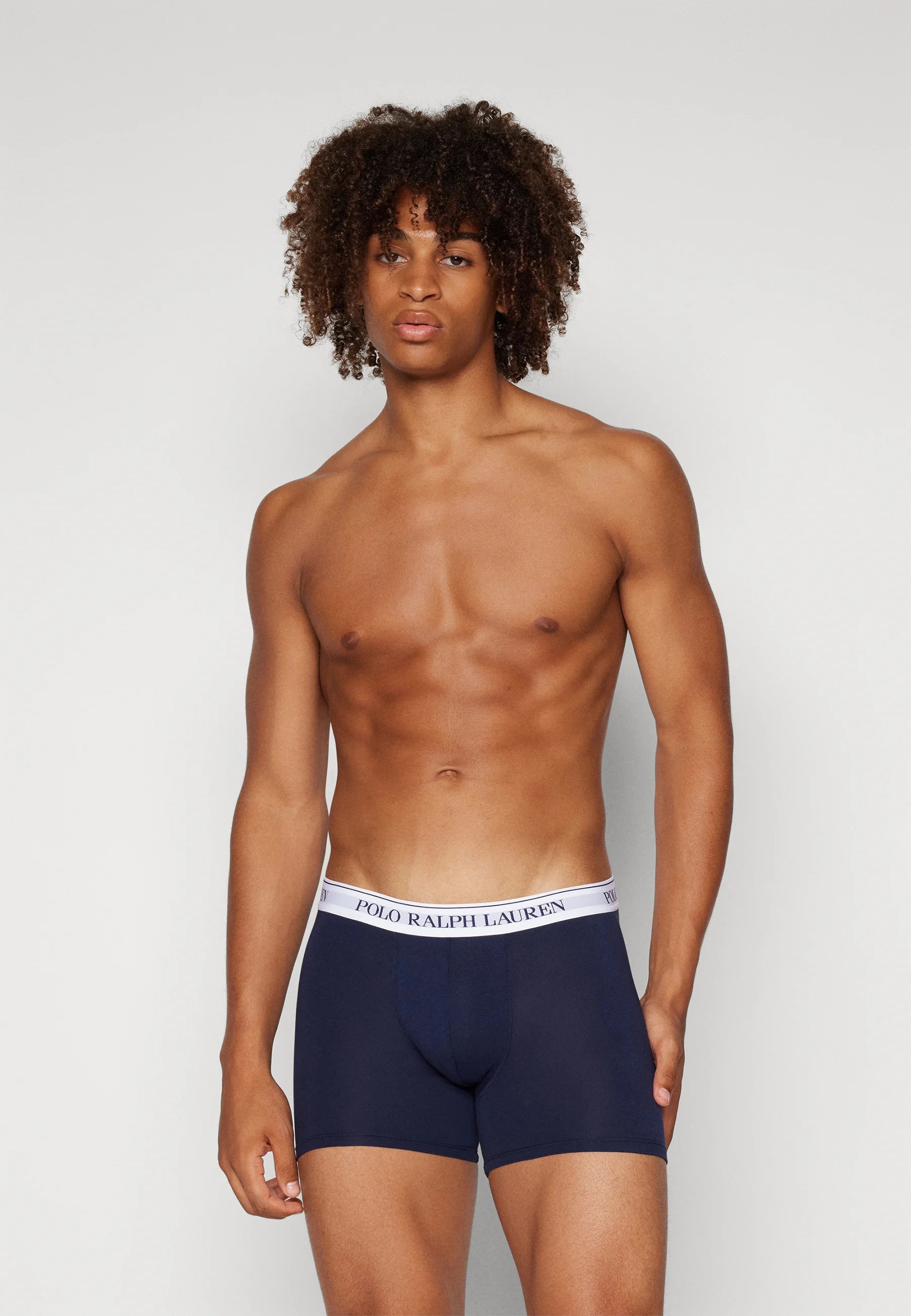 Bavlněné Stretch boxerky Polo Ralph Lauren – 3 balení – tyrkysová, světle modrá, tmavě modrá