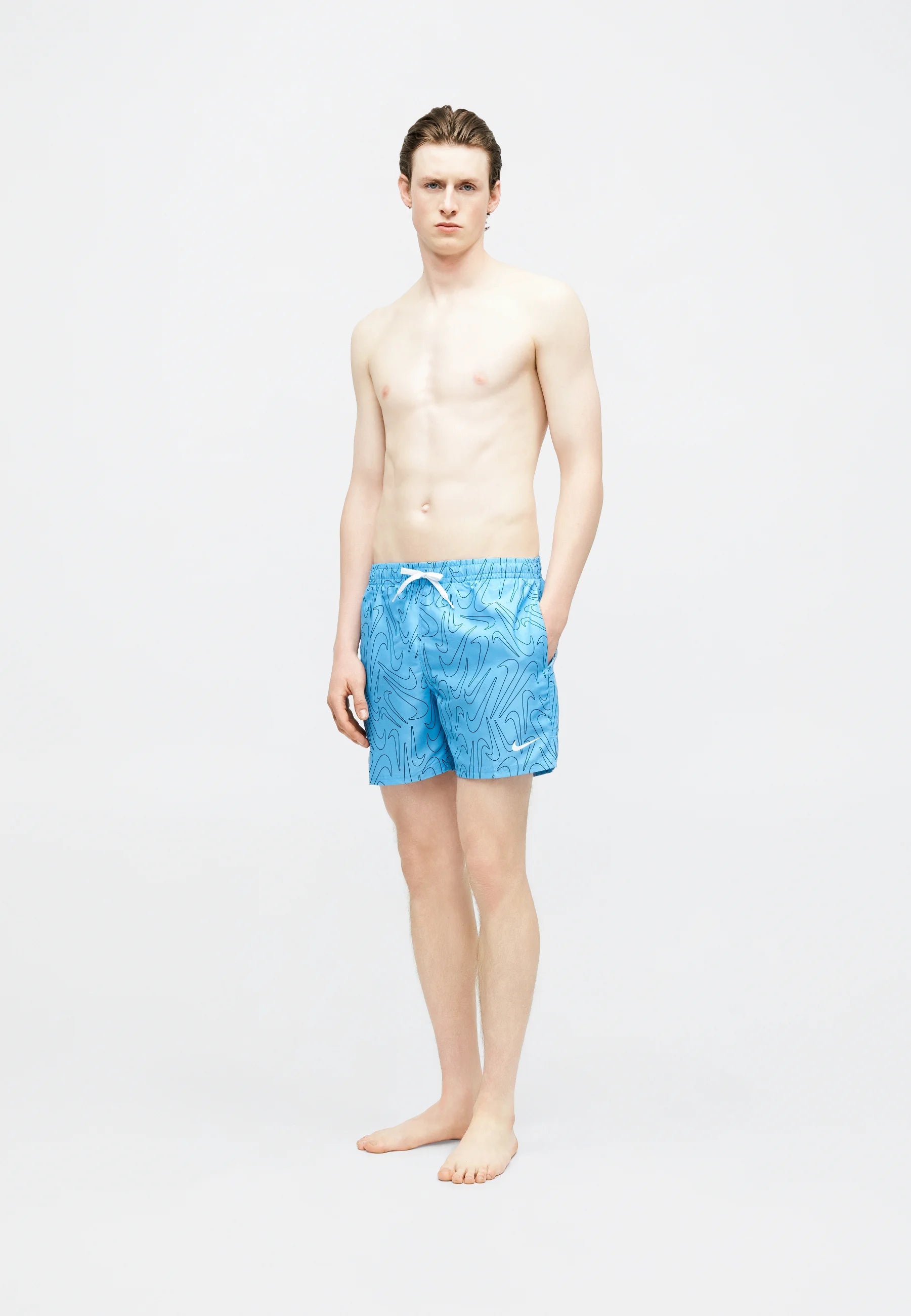 Short de bain Nike Swim Breaker Logofetti Volley – Bleu université