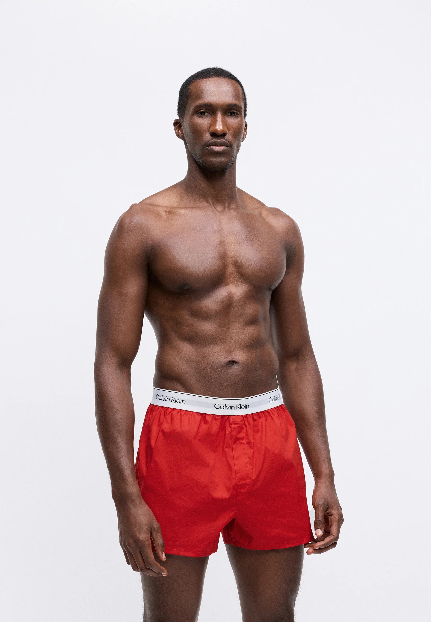 Calvin Klein Icon Cotton Stretch Slim boxerky – 3 balení – černé, tmavé bobule