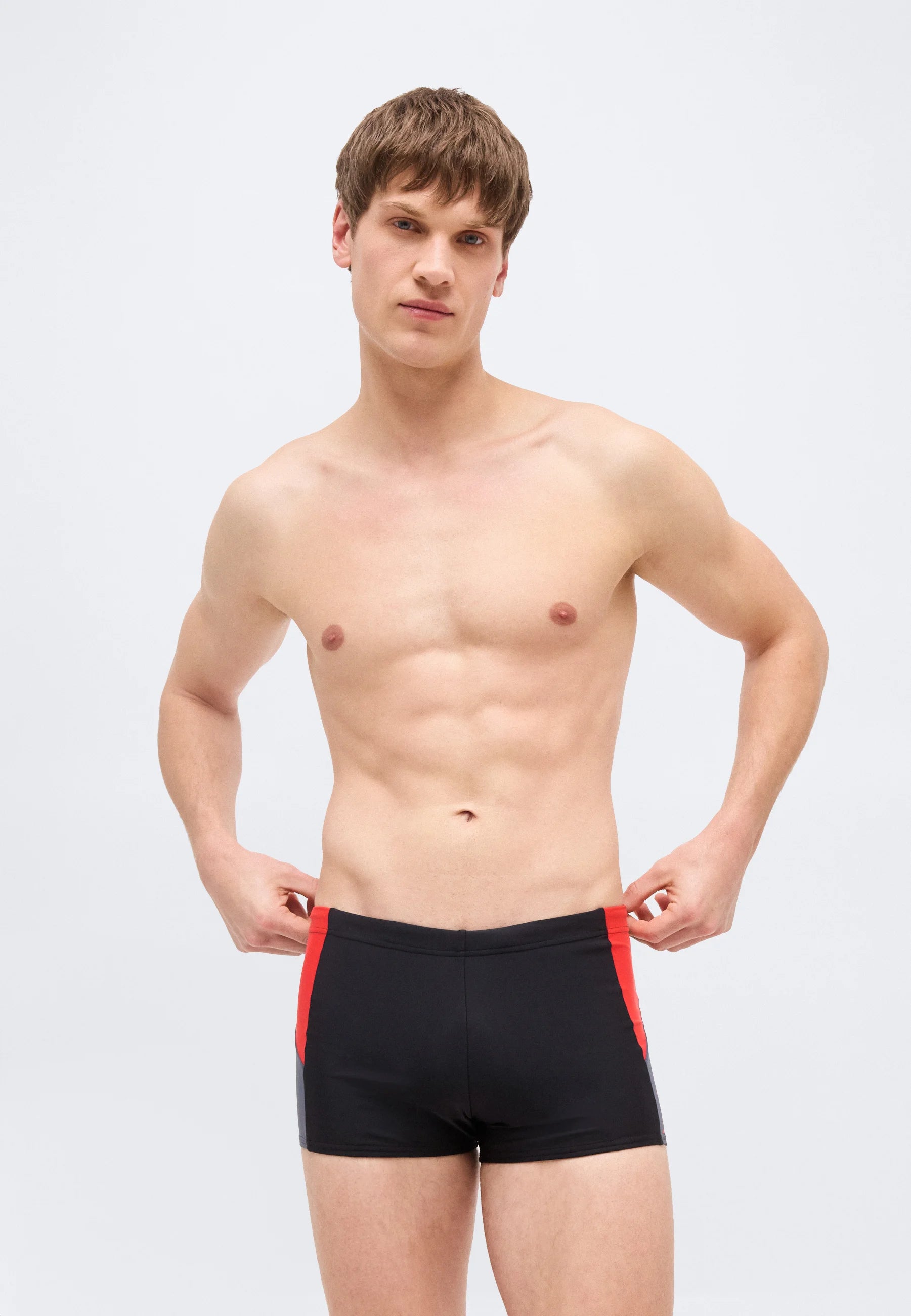 Speedo Dive Aquashort – Anthrazit, Rot
