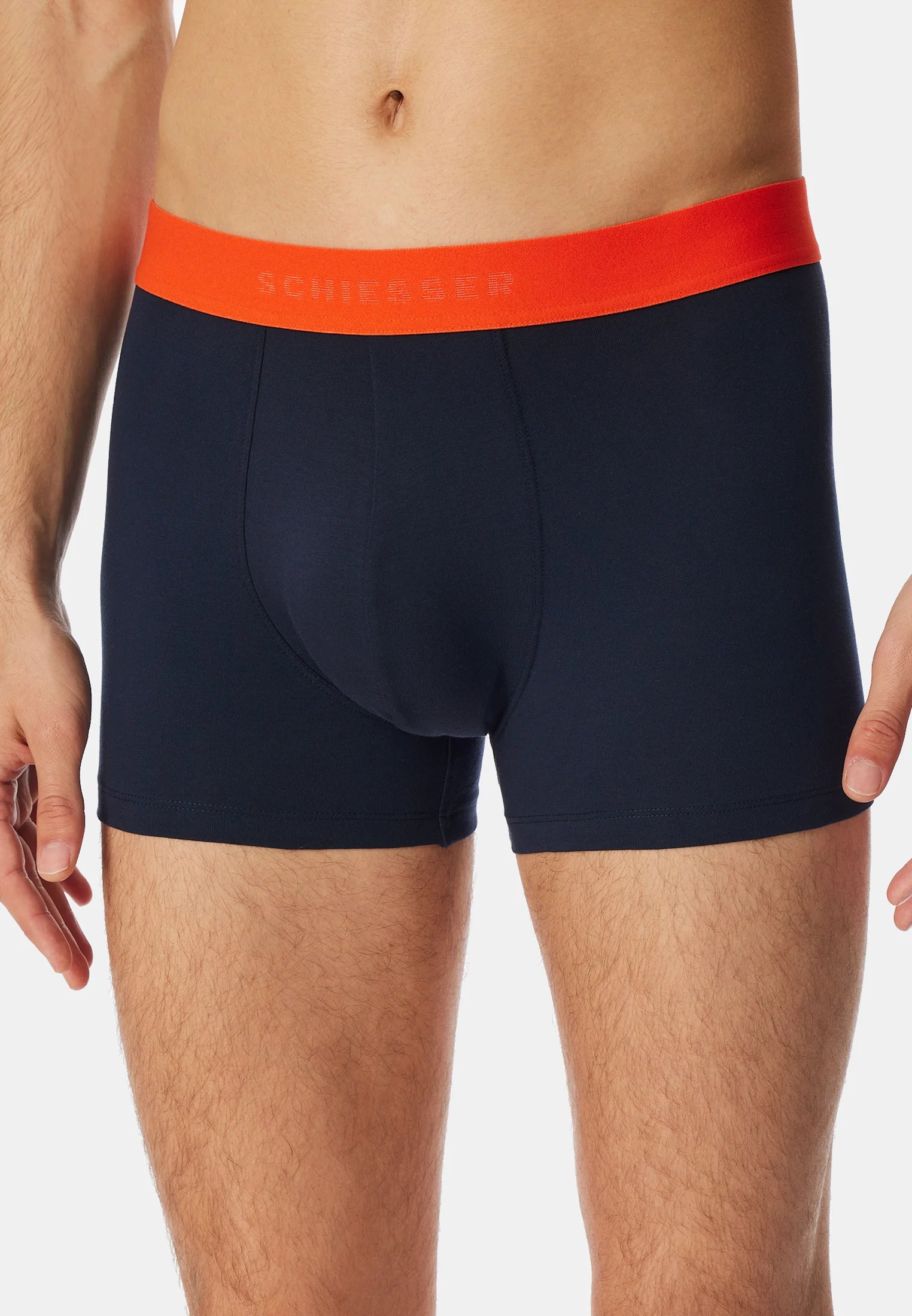 Schiesser Essential Cotton Trunks 5er-Pack – Dunkelblau