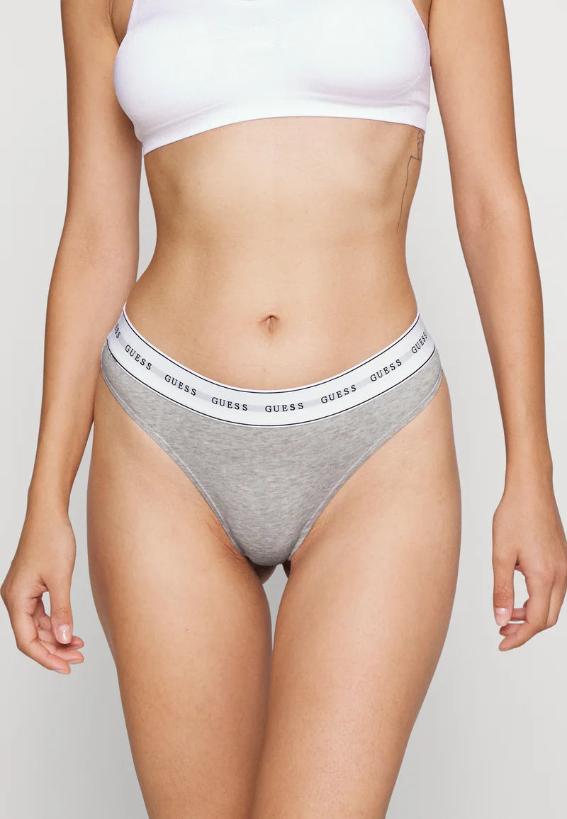 Guess Carrie Cotton Modal Thong – Grey
