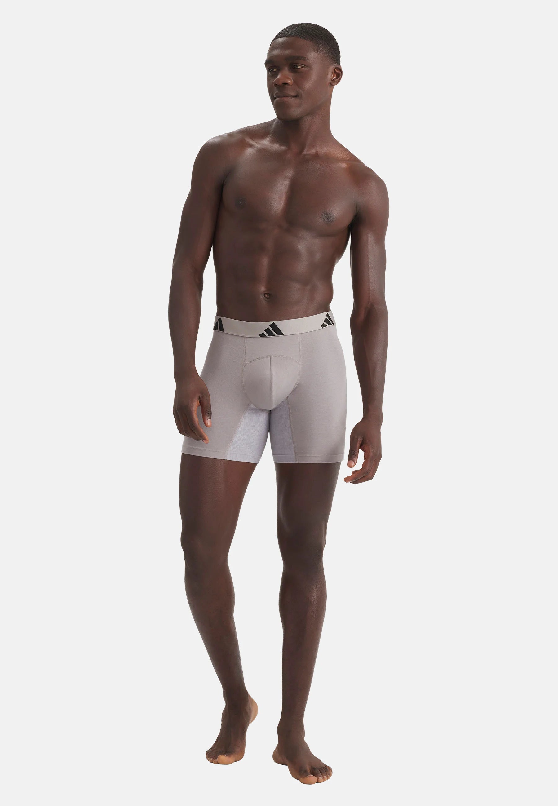 Adidas Sportswear Essential 4 Pack Boxer Briefs – Black, Light Grey