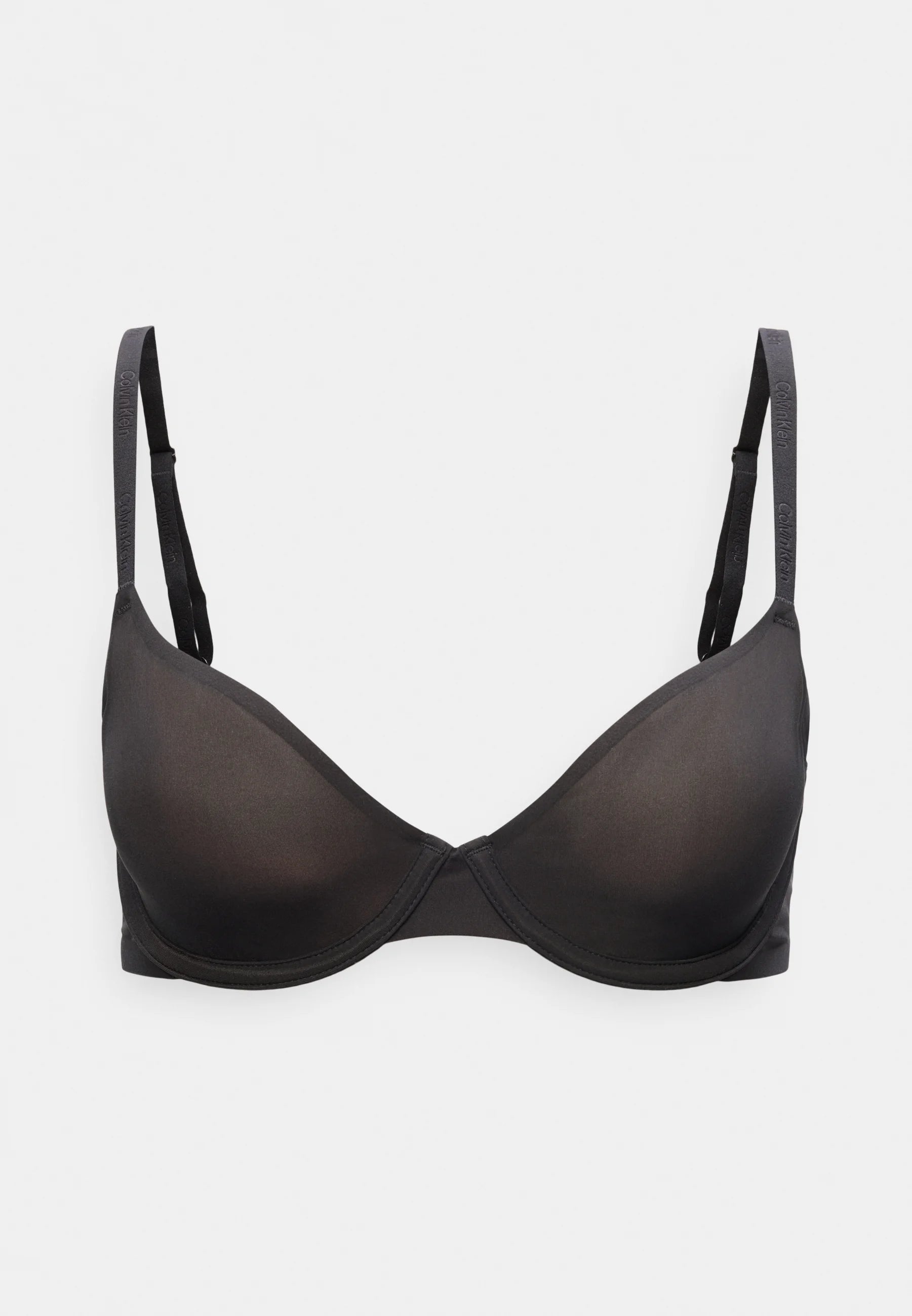 Soutien-gorge à armatures en maille non doublé Calvin Klein - Noir