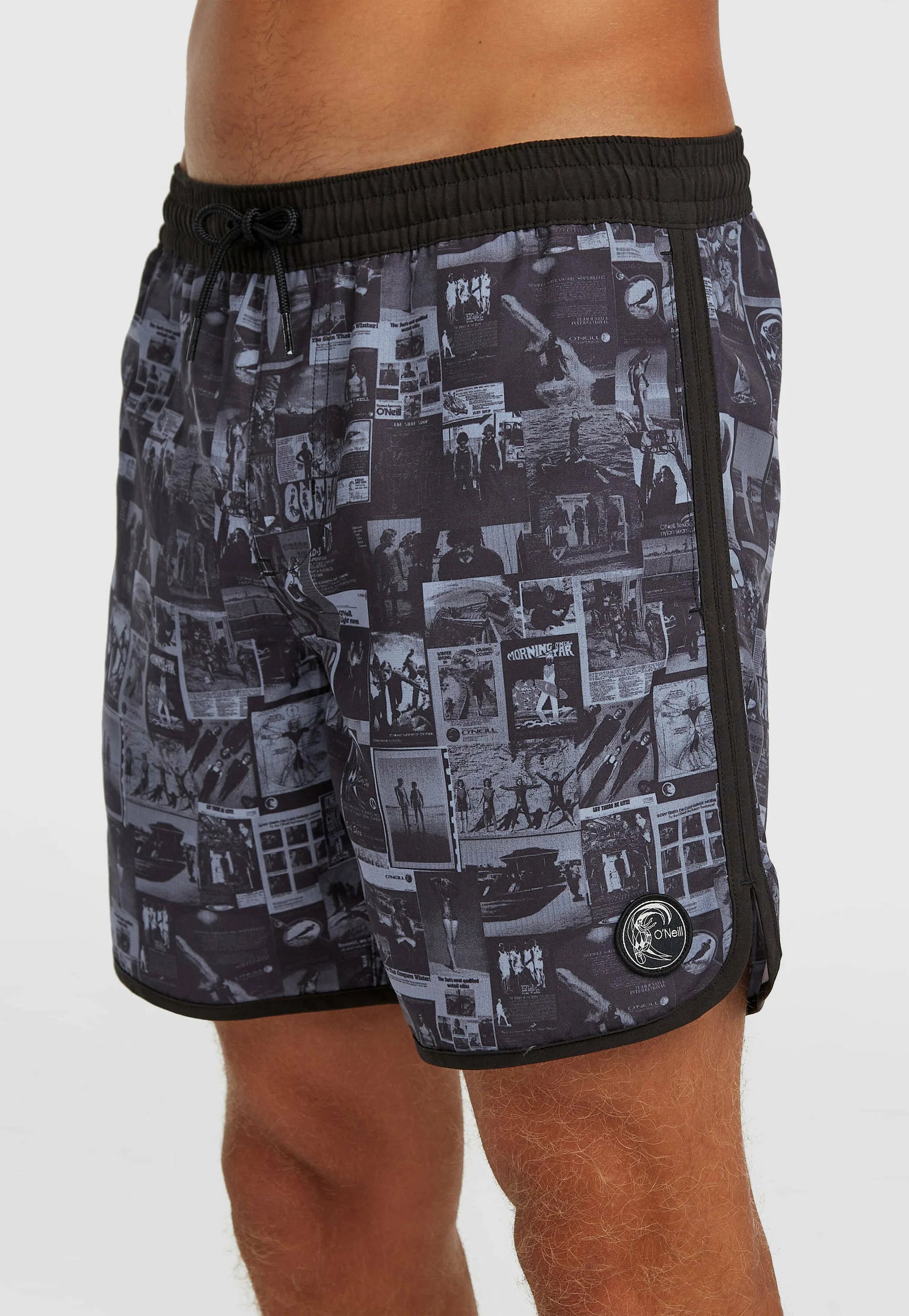 Spodenki kąpielowe O'Neill Originals z muszlą – Black Out Heritage AOP