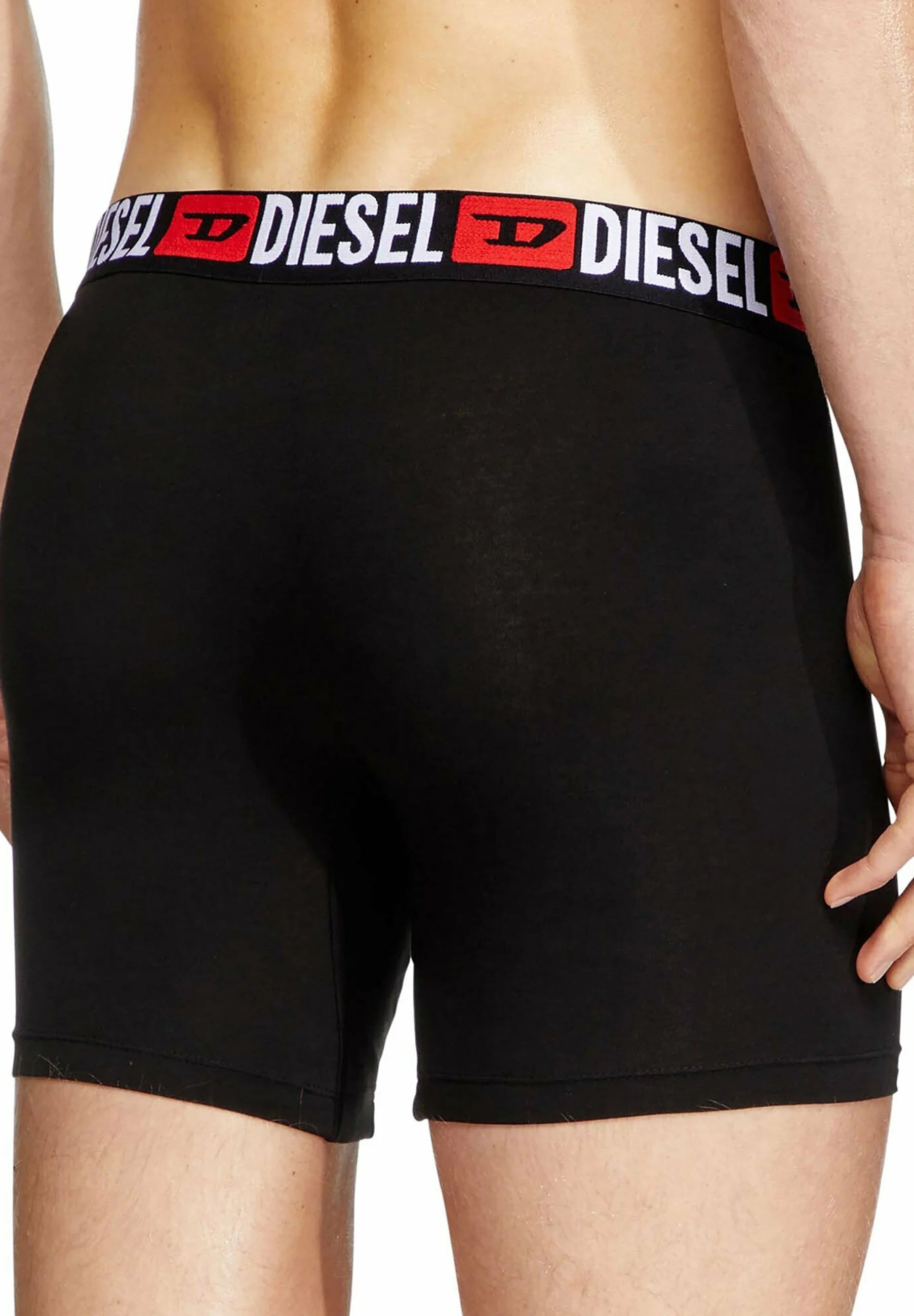 Diesel Max Core 3 Pack Boxer Briefs – Black, Grey, Red