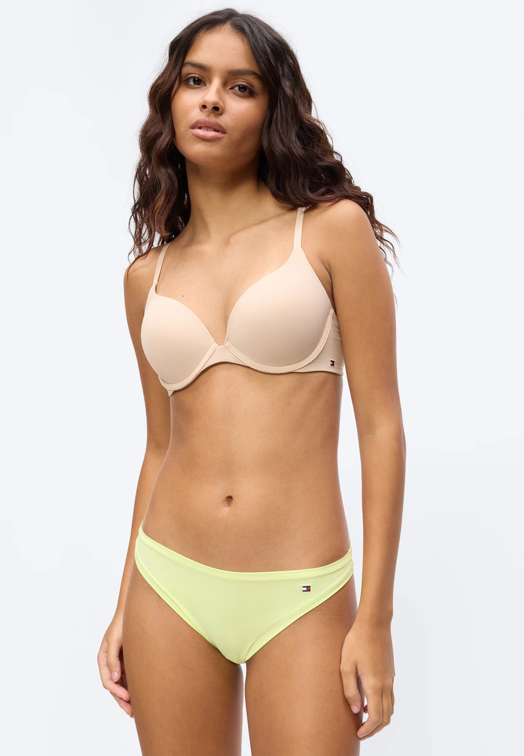 Slip en microfibre drapeau Tommy Hilfiger – Fluorescent délavé