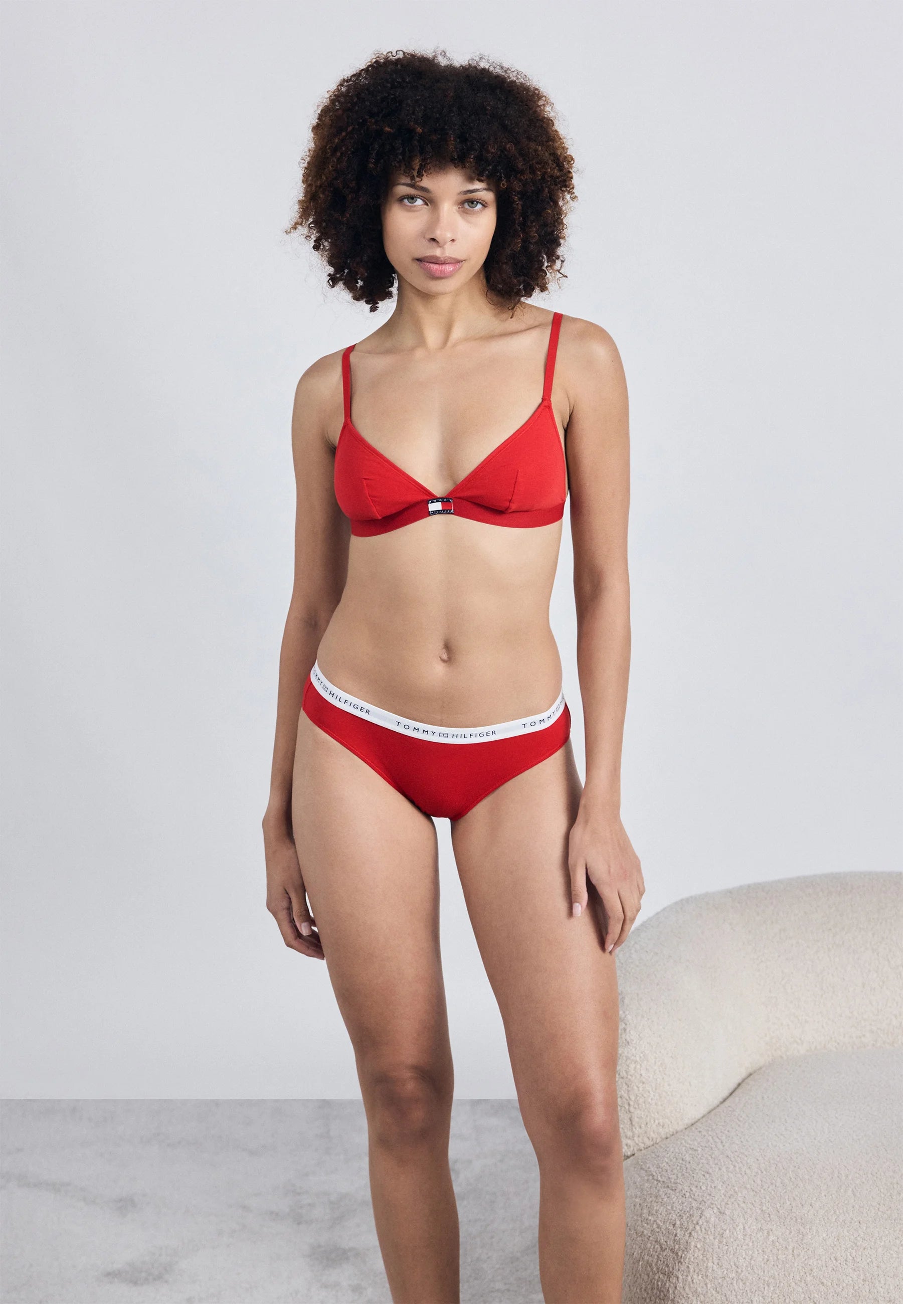 Tommy Hilfiger Repeat Logo Briefs – Primary Red