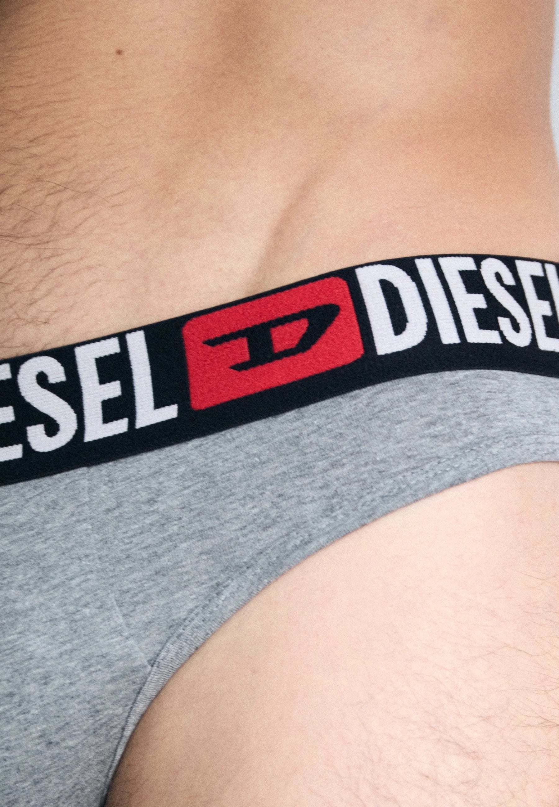 Diesel Rick Core Confezione da 3 perizoma: nero, grigio, rosso