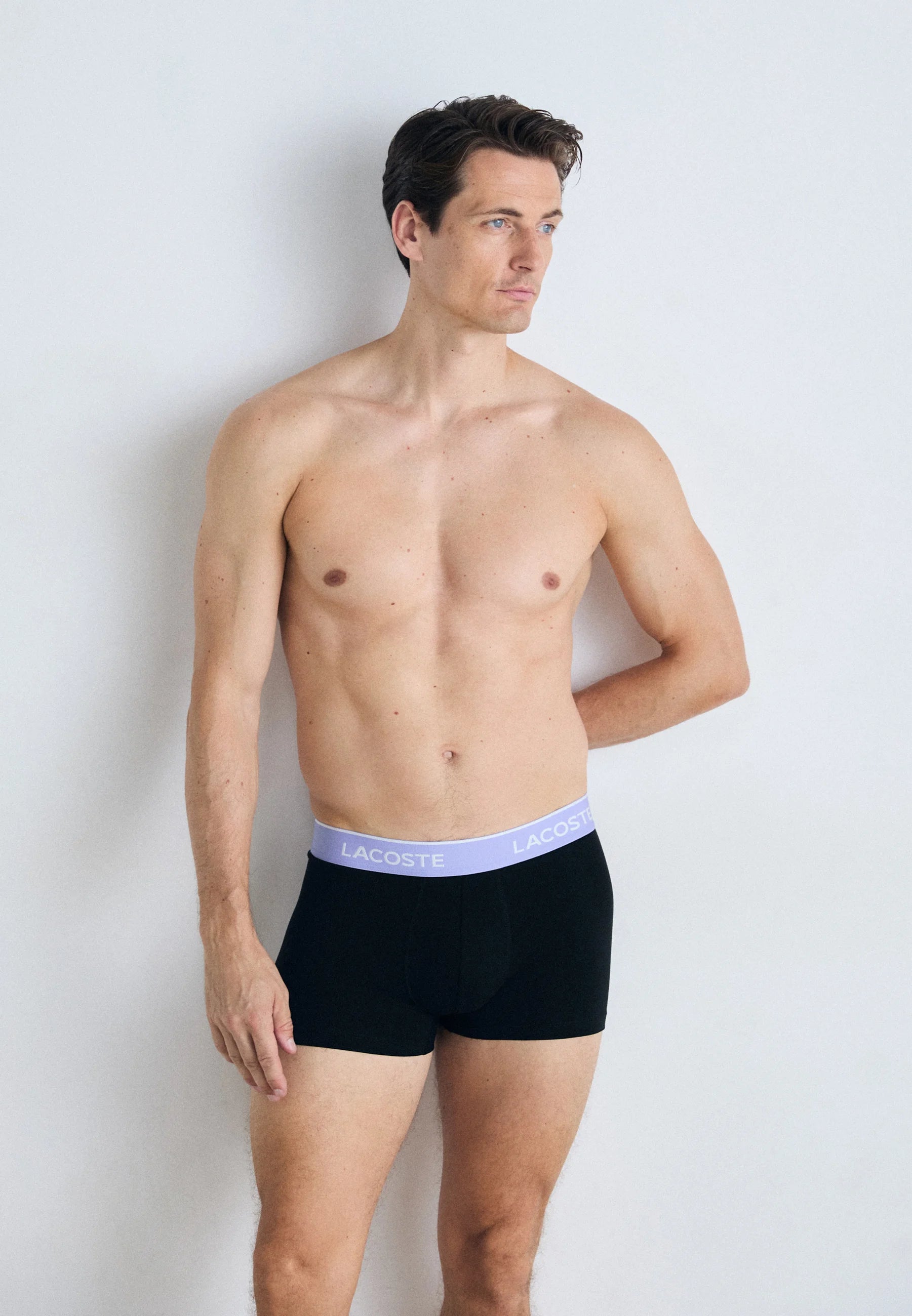 Lacoste Court Classic Stretch Trunks 3 Pack – černá, Delphinium, Olive, Methylen