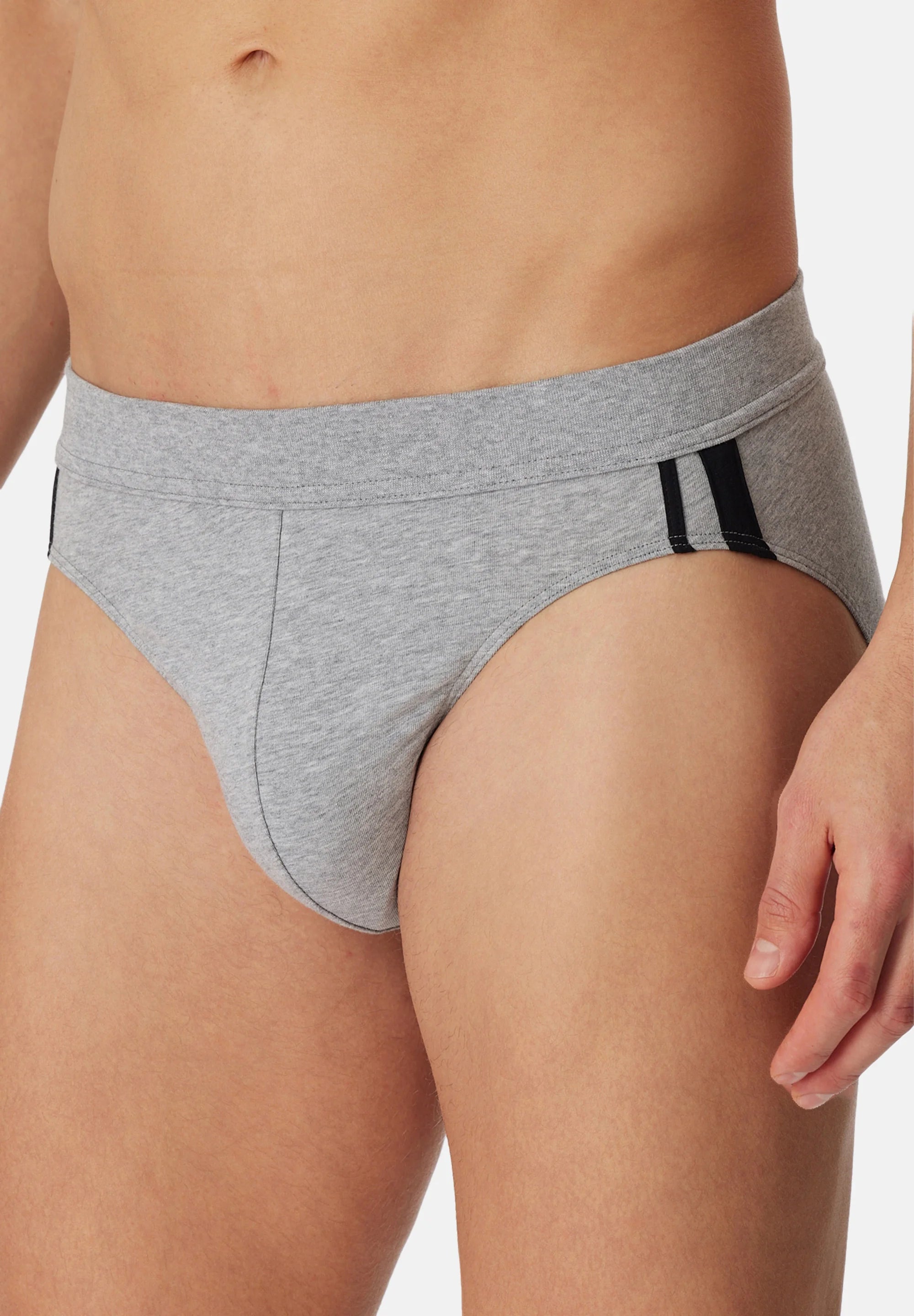 Schiesser 9 Pack Briefs – Blue, Grey