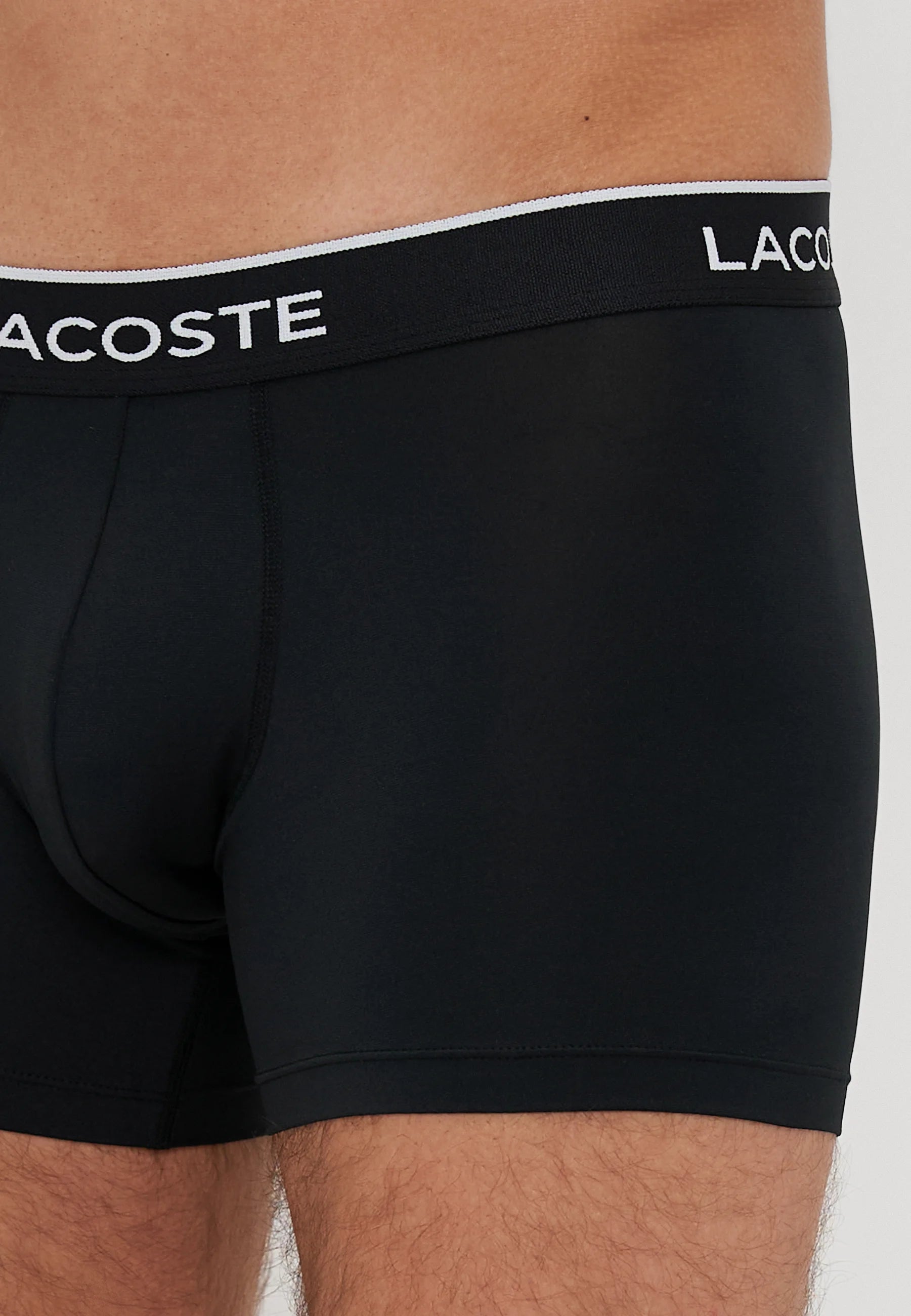 Lacoste Sport Performance Spodní prádlo 3 Pack Stretch Trunks – zelená, bílá, černá