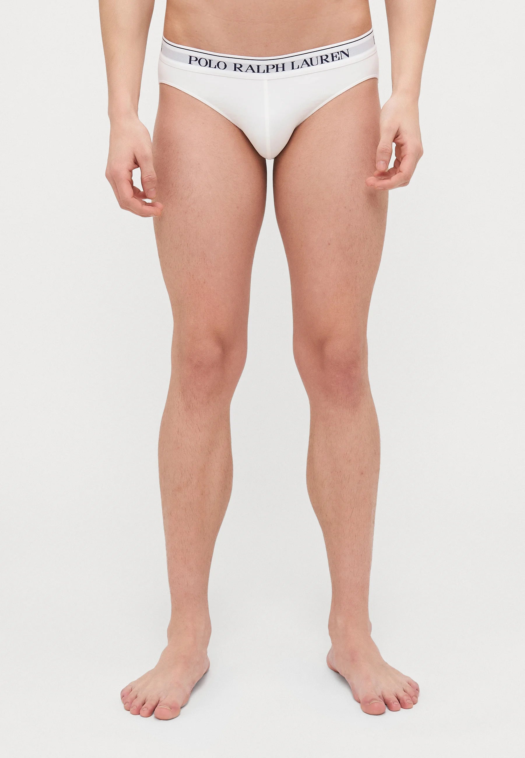 Polo Ralph Lauren Cotton Stretch Briefs – Low Rise – 3 Pack – White, Black, Andover
