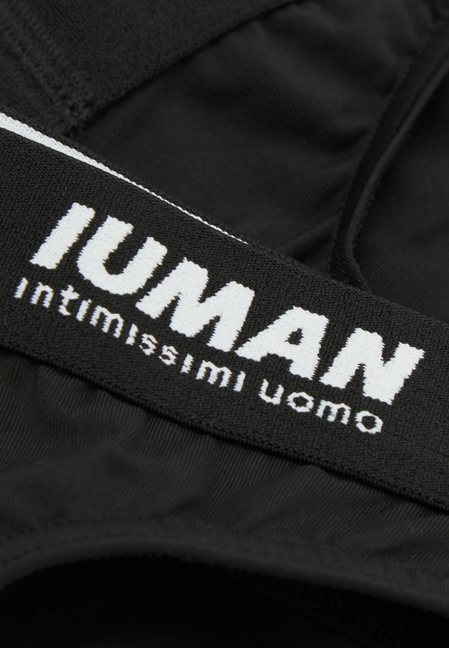 IUMAN Intimissimi Uomo G-String Logo Thong – Black