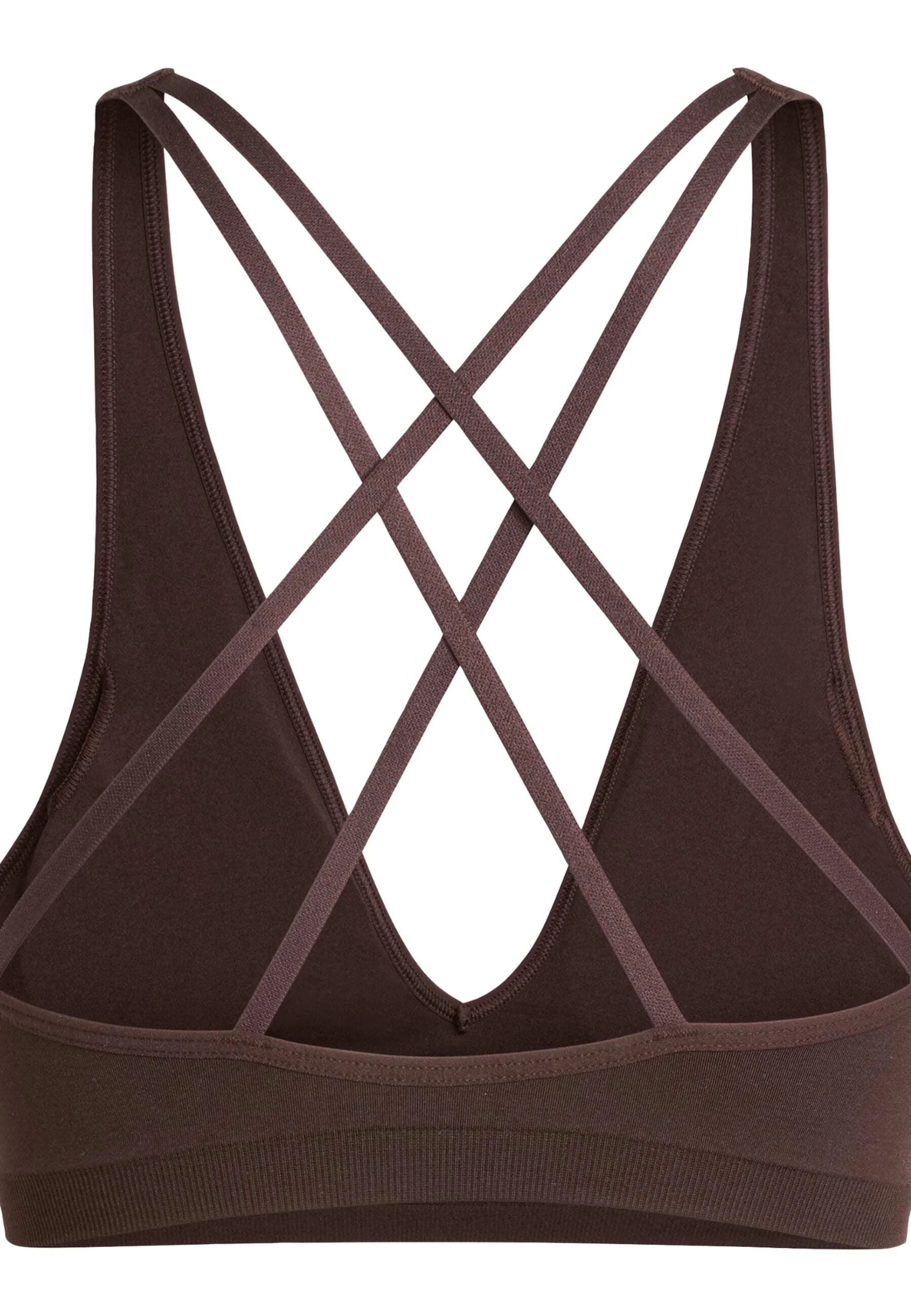Adidas Performance WE Scrun LS Light Support Sport-BH – Aurora Coffee