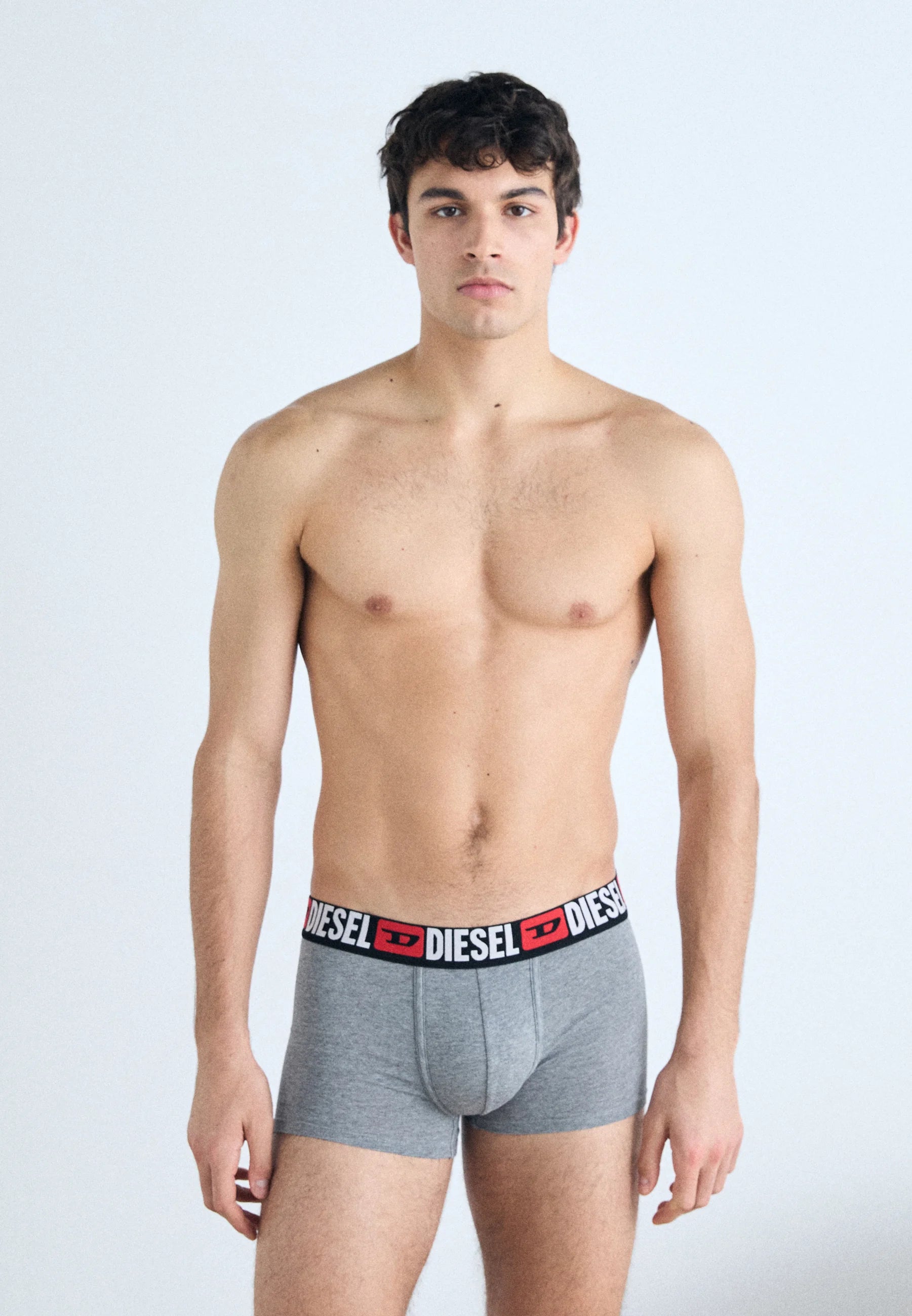 Diesel Damien Threepack 3 Pack Trunks – Black, Grey, White
