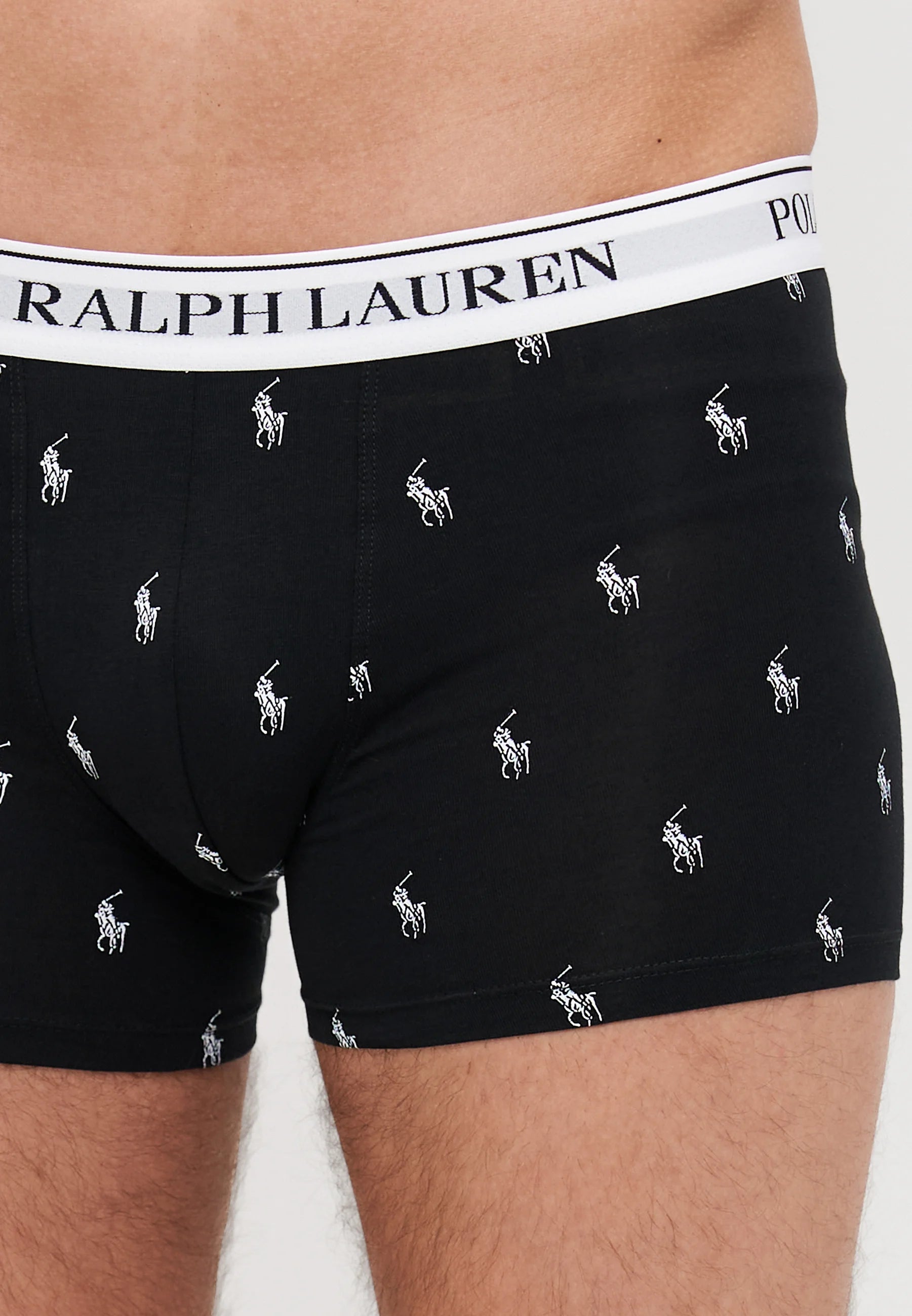 Polo Ralph Lauren Bavlněné Stretch Trunks – 5 Pack – černá, šedá, bílá