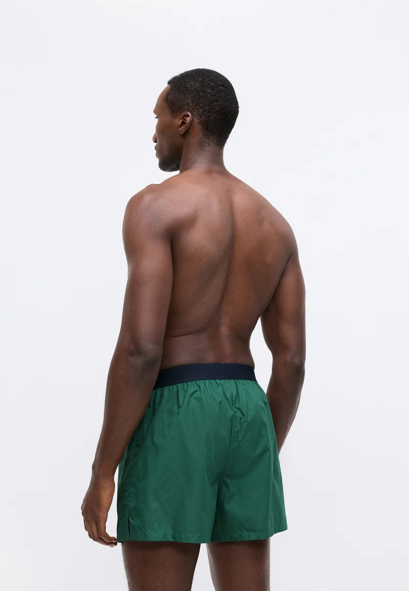 Boxer in cotone sciolto, confezione da 3 intimo Lacoste - Verde