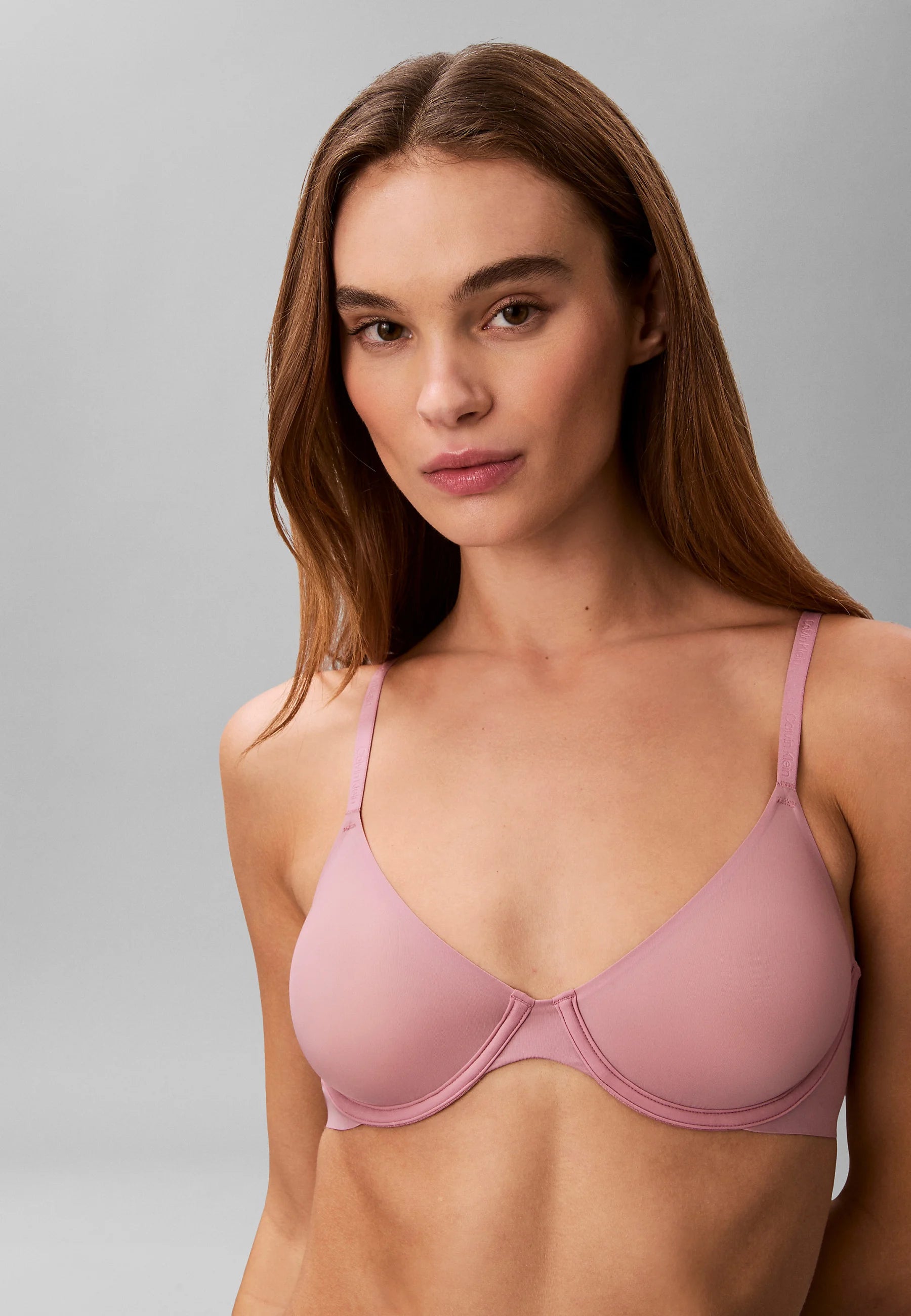 Calvin Klein Perfectly Fit Ultralight Demi-Bügel-BH – Soft Mauve