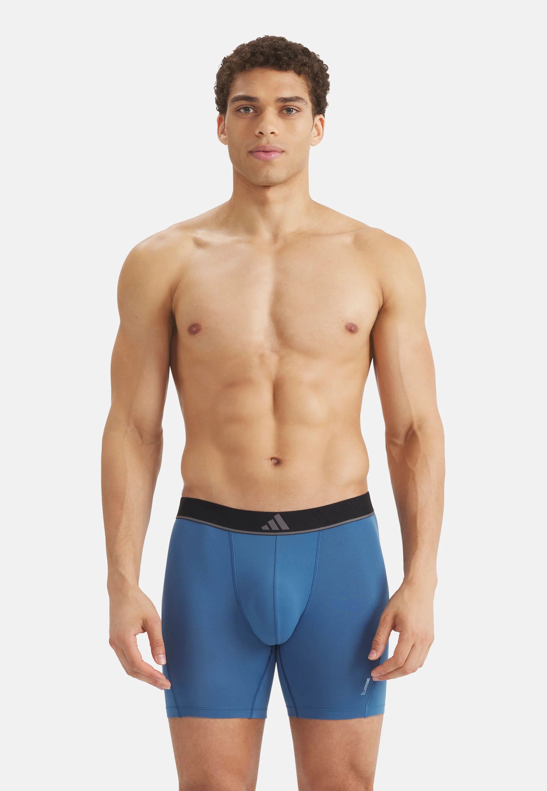 Adidas Sportswear 3 Pack Boxer Briefs - Gris Clair, Noir, Pétrole