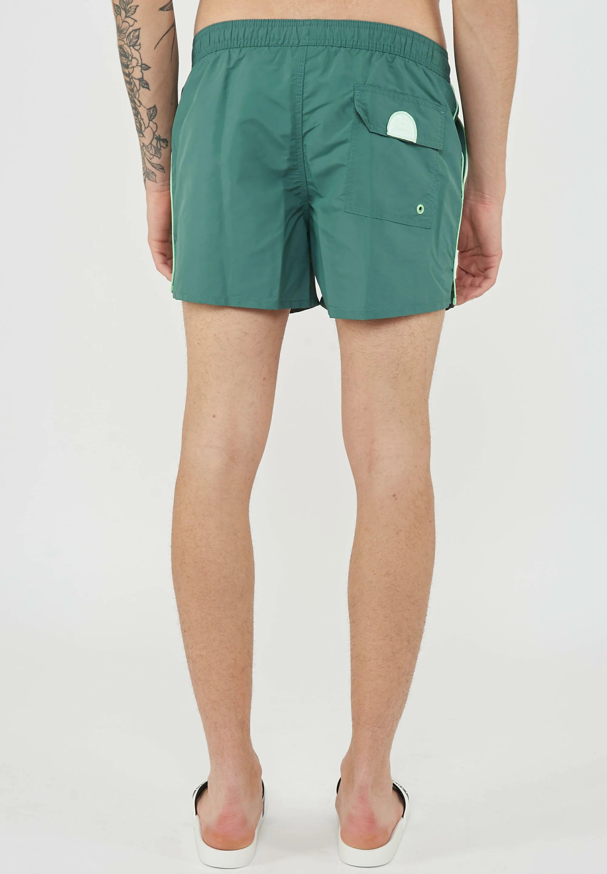 Short de bain SUNDEK Coltrane Board – Vert camouflage
