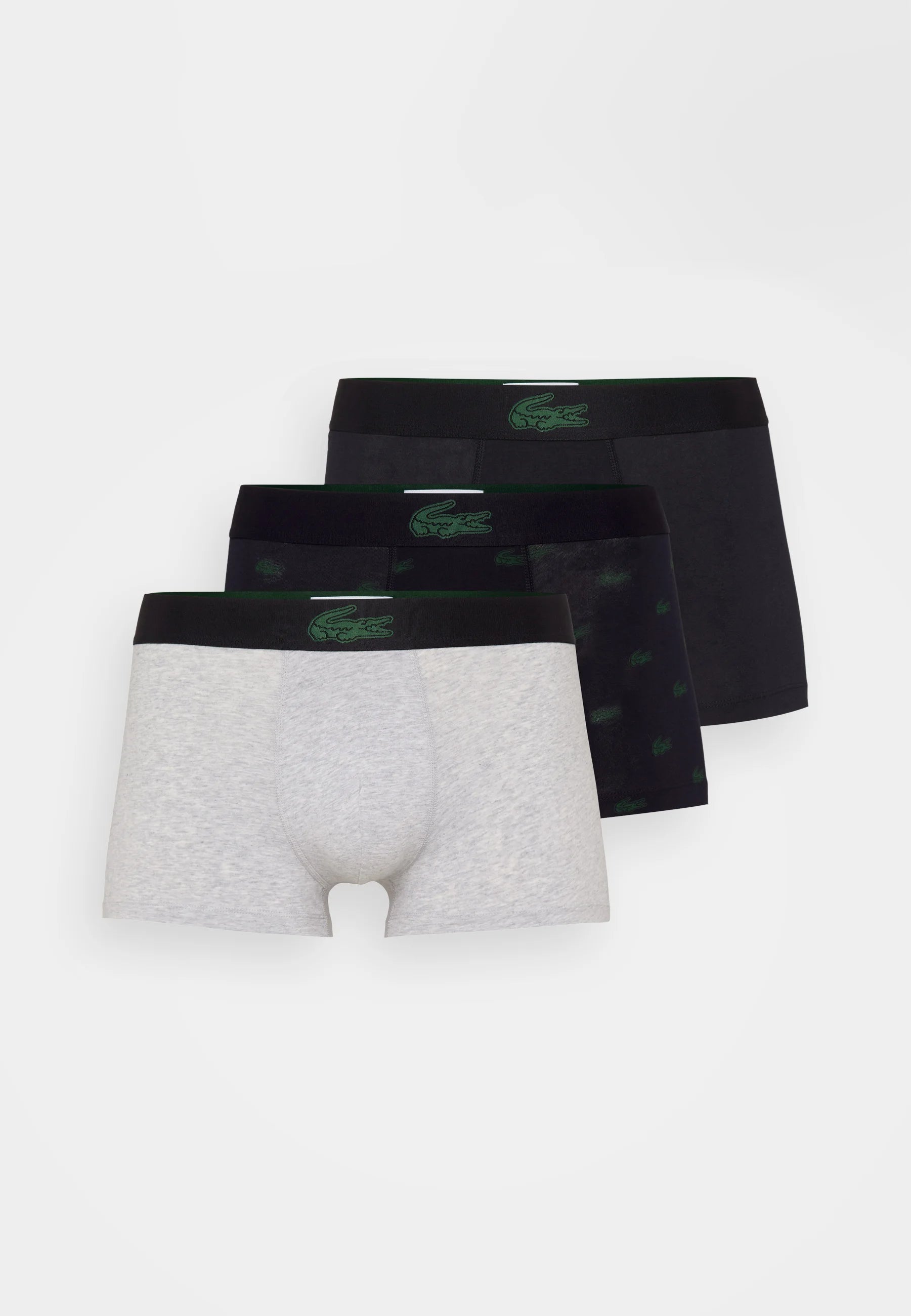 Lot de 3 boxers stretch Lacoste Court Classic – Abysm, vert, argent Chine