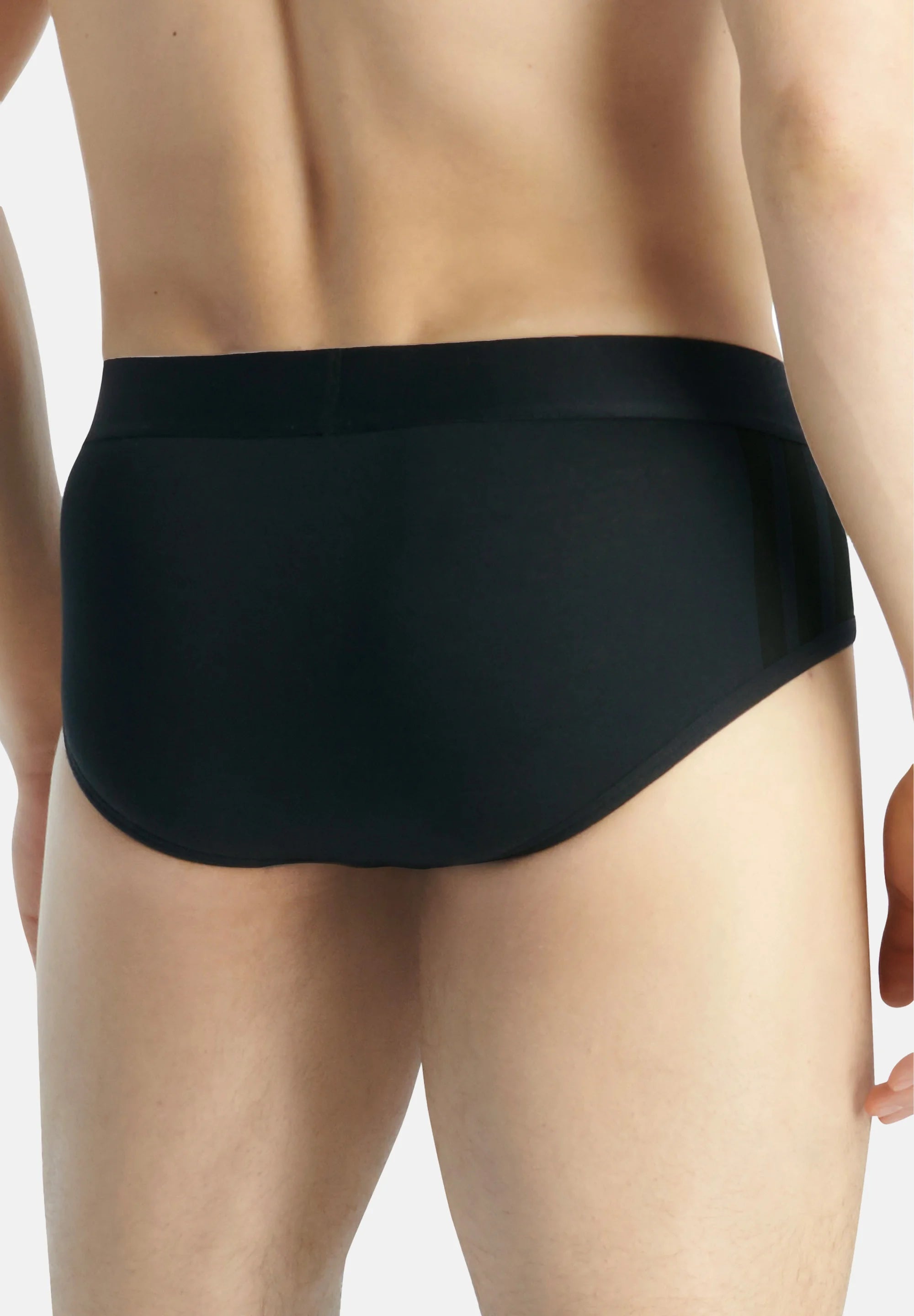Adidas Sportswear Active Flex 3 Stripes 4 Pack Briefs – Black