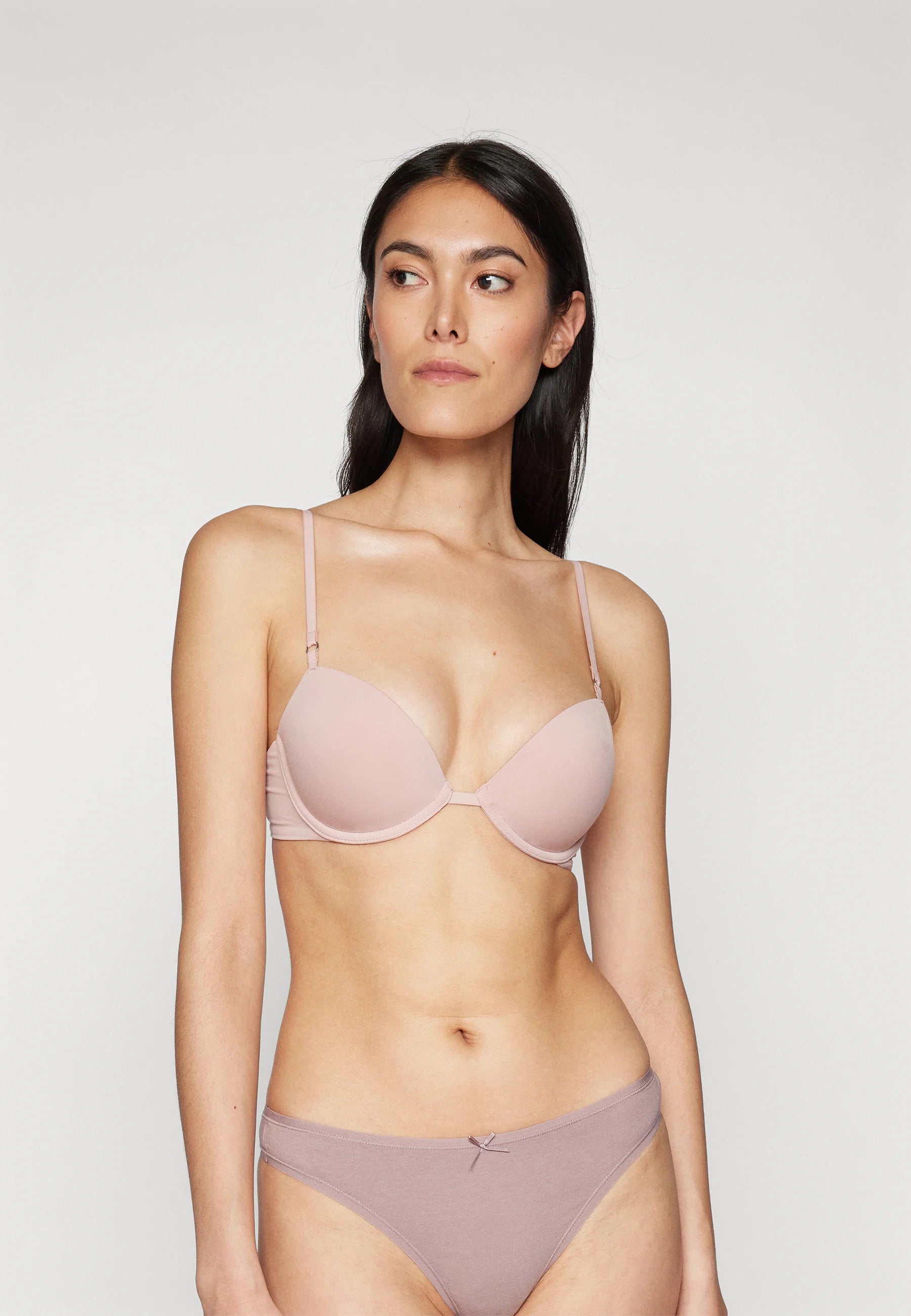 Reggiseno T-shirt Demi leggermente foderato Calvin Klein - Beige