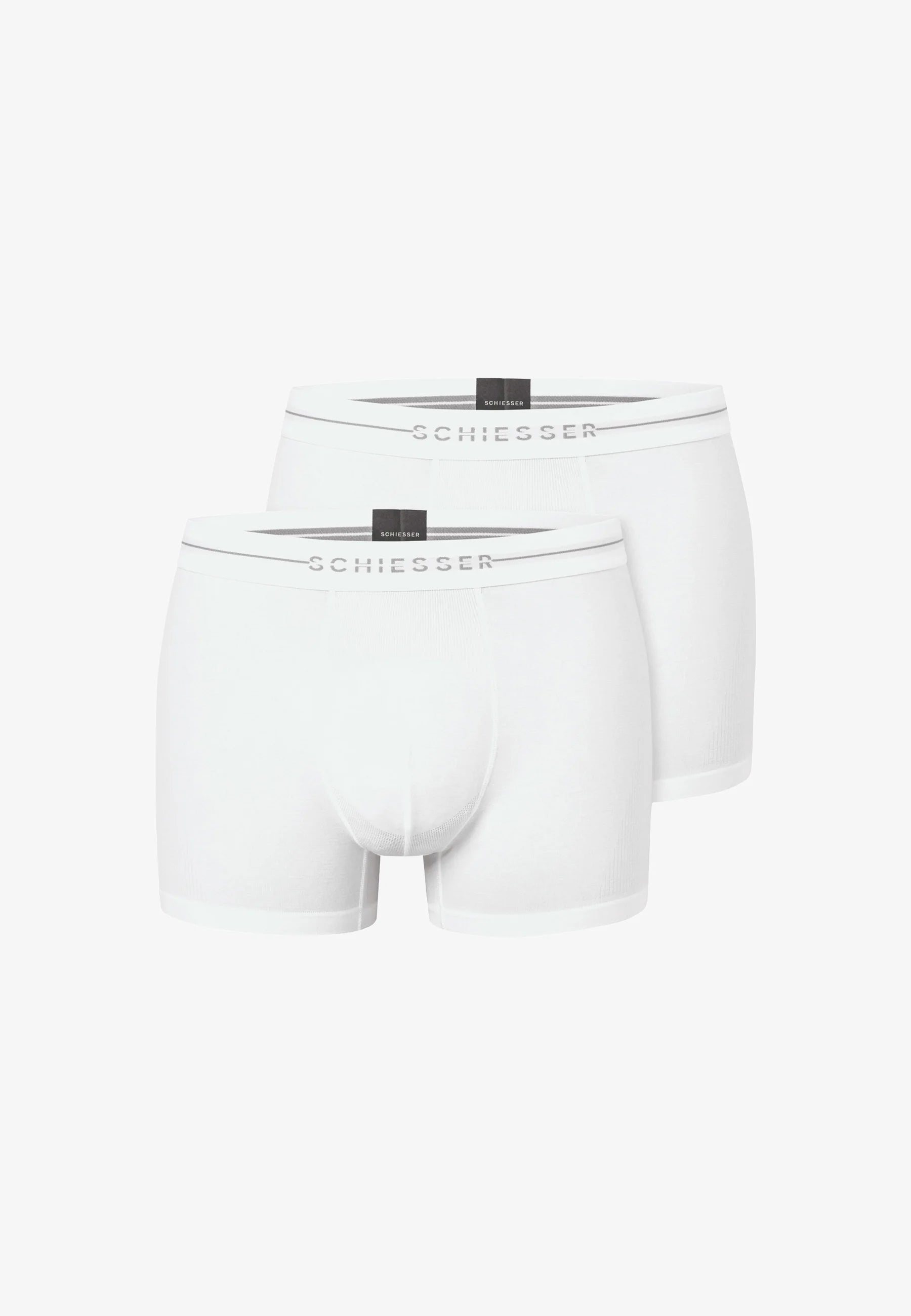 Schiesser Essential Stretch Trunks 2 Pack – White
