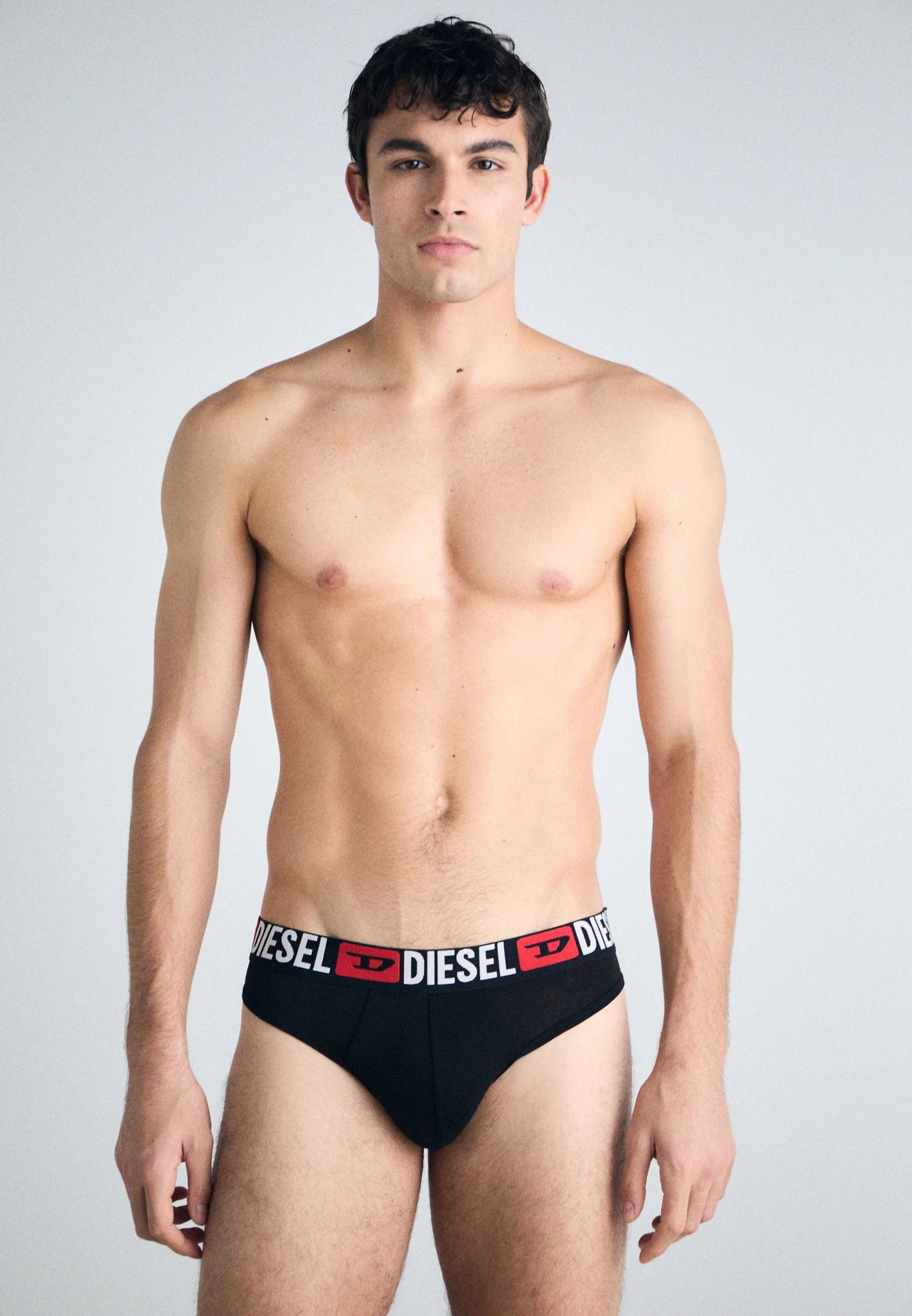 Diesel Rick Core Confezione da 3 perizoma: nero, grigio, rosso