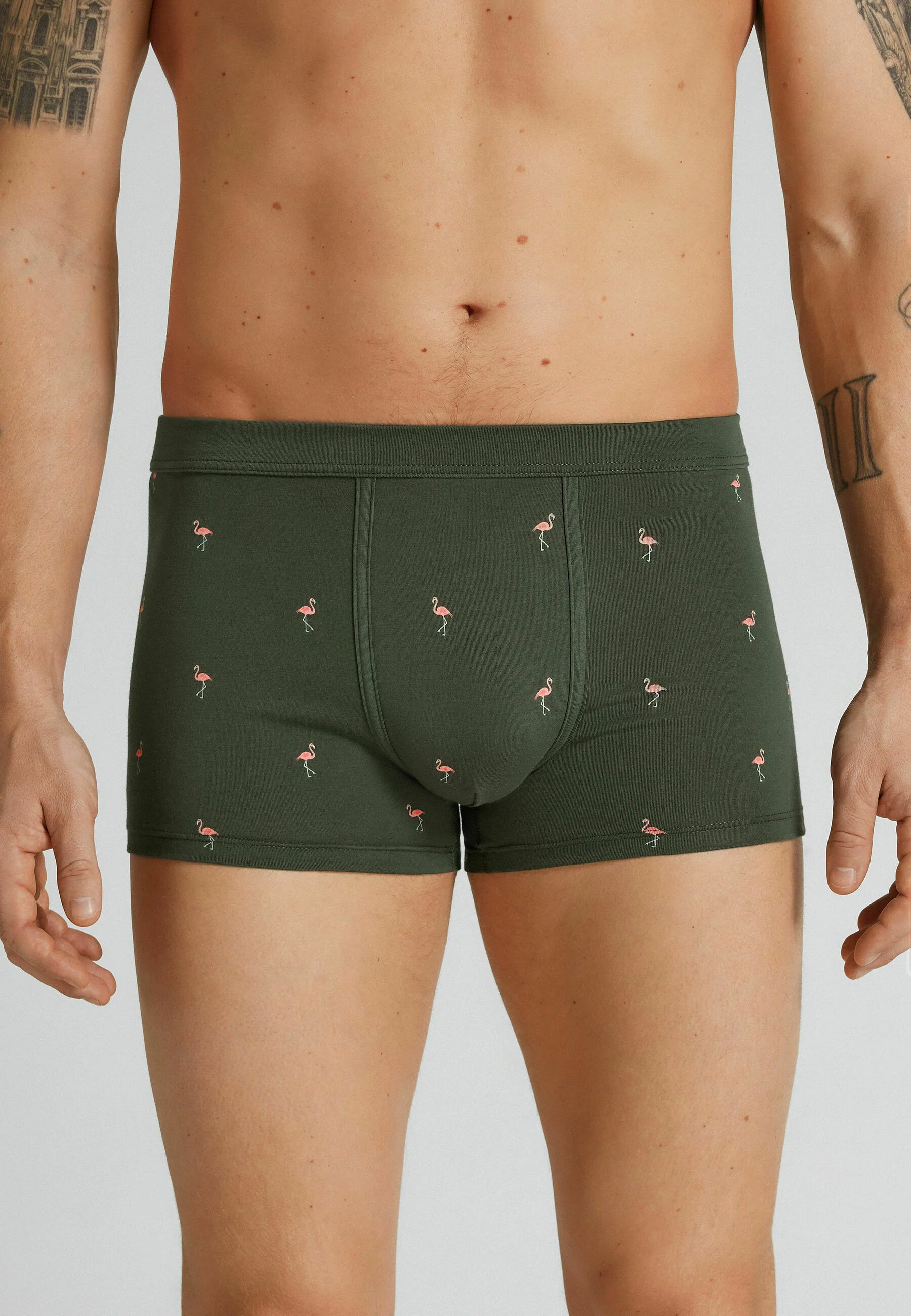 IUMAN Intimissimi Uomo Stretch bavlněné boxerky – zelené