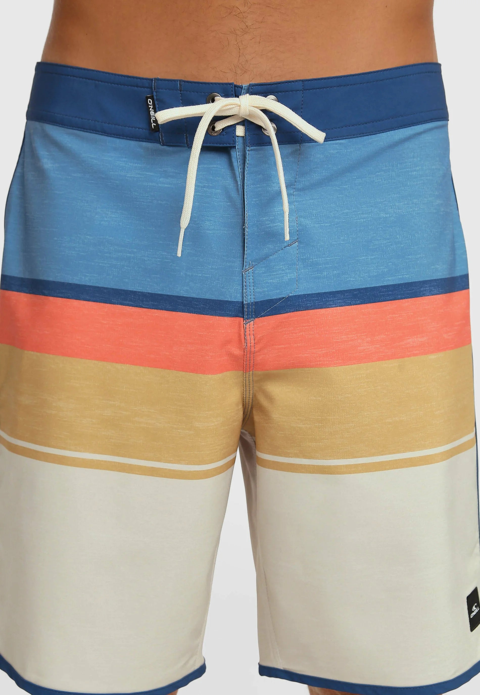 O'Neill Lennox Scallop 19 Swim Trunks – Light Khaki Lennox Scallop