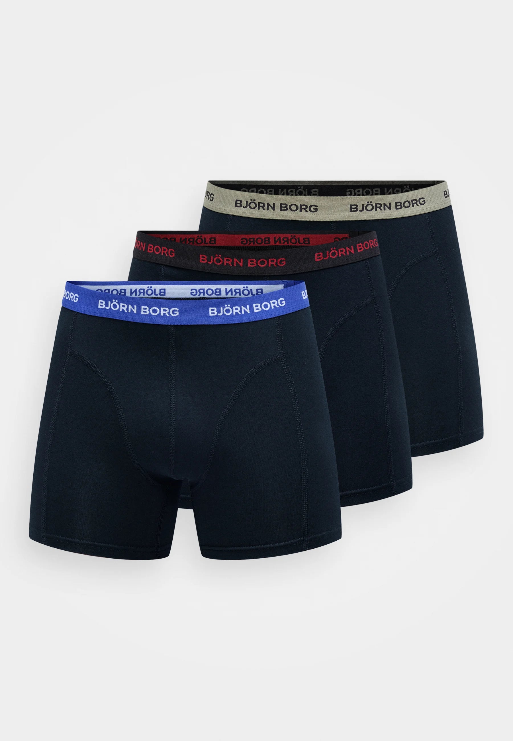 Lot de 3 boxers extensibles Björn Borg – couleurs mélangées