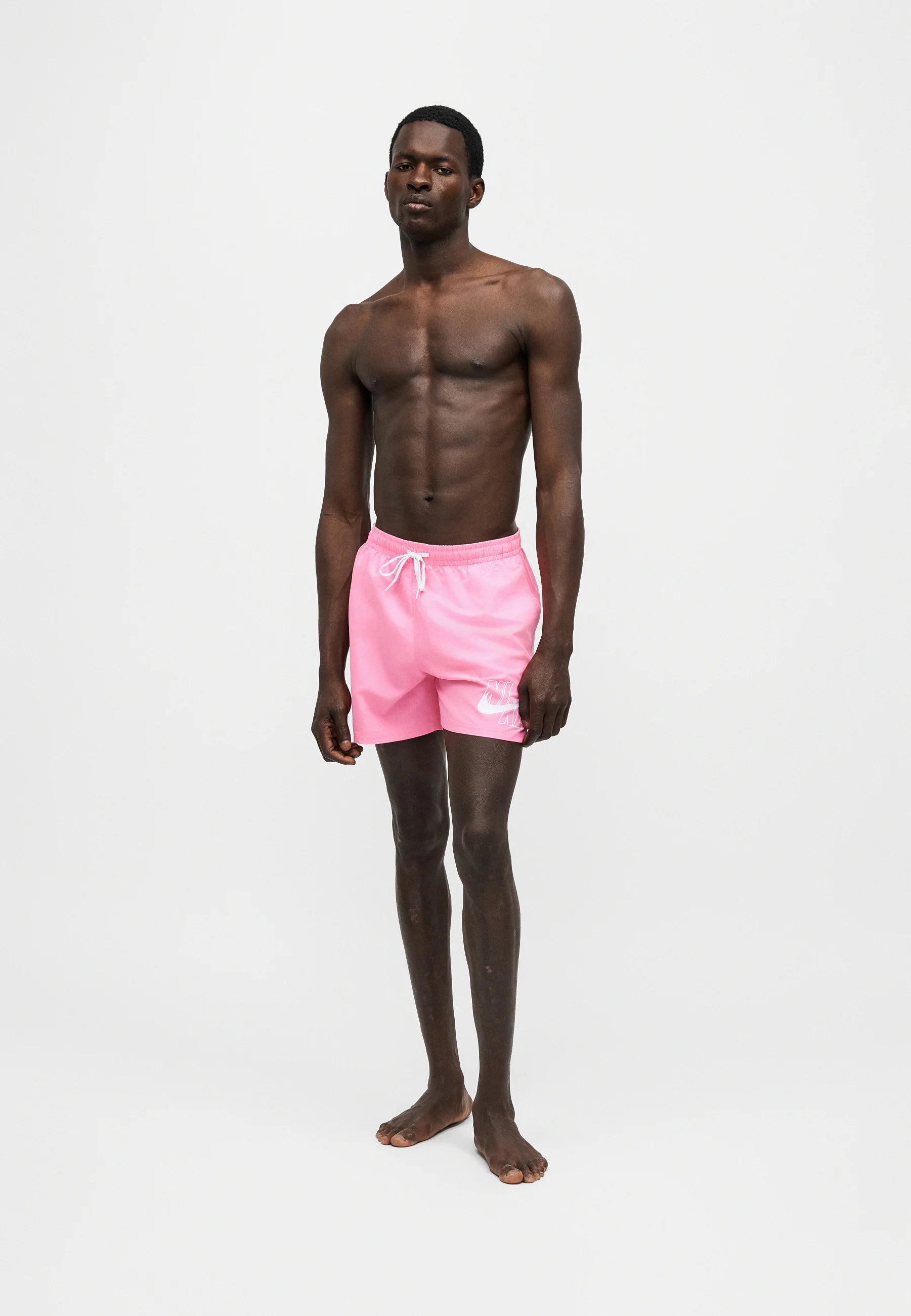 Nike Swim Breaker Logo Volley Swimming Shorts – Pink Glow