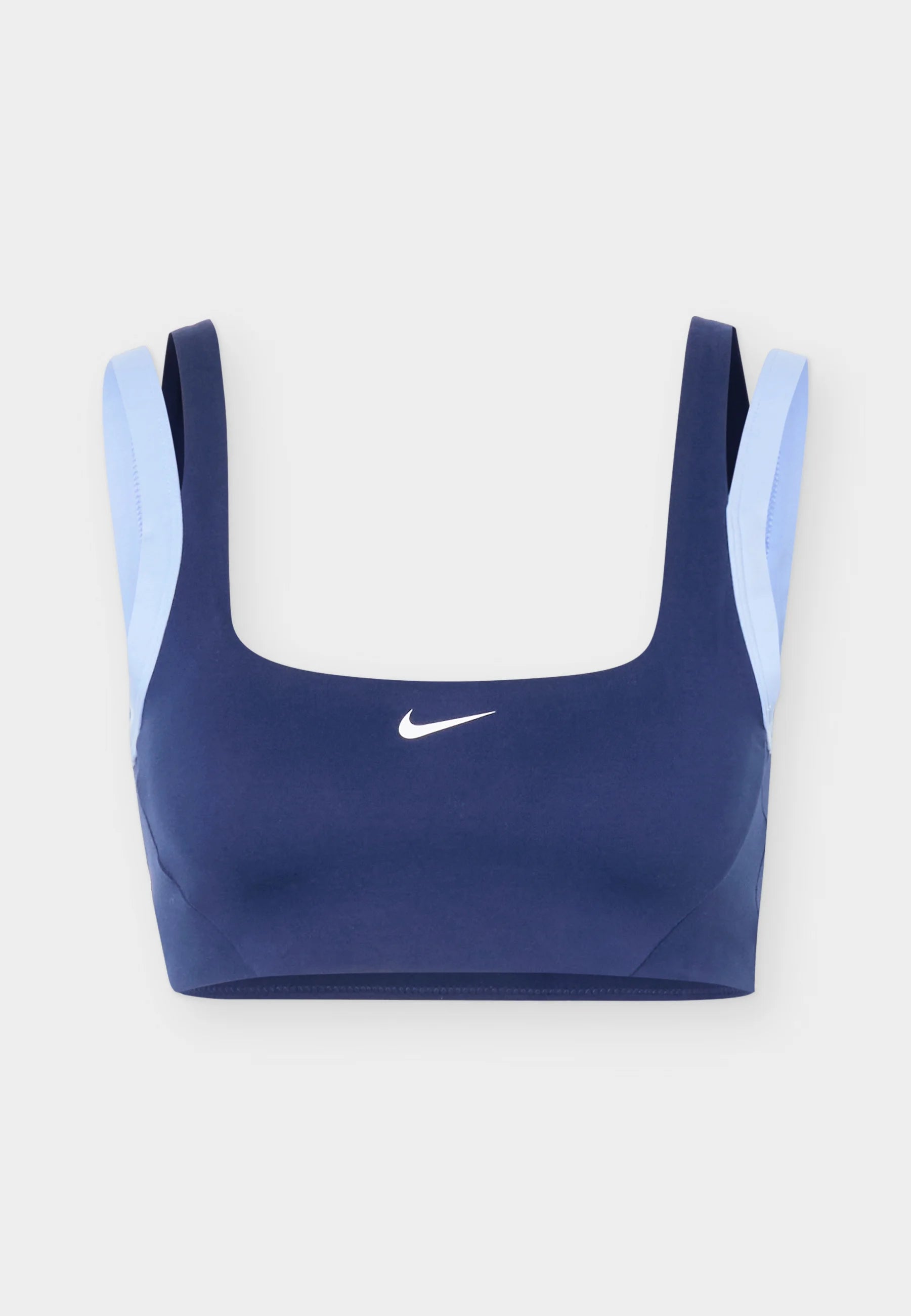 Podprsenka Nike Performance Light Support – Midnight Navy, hliník, bílá