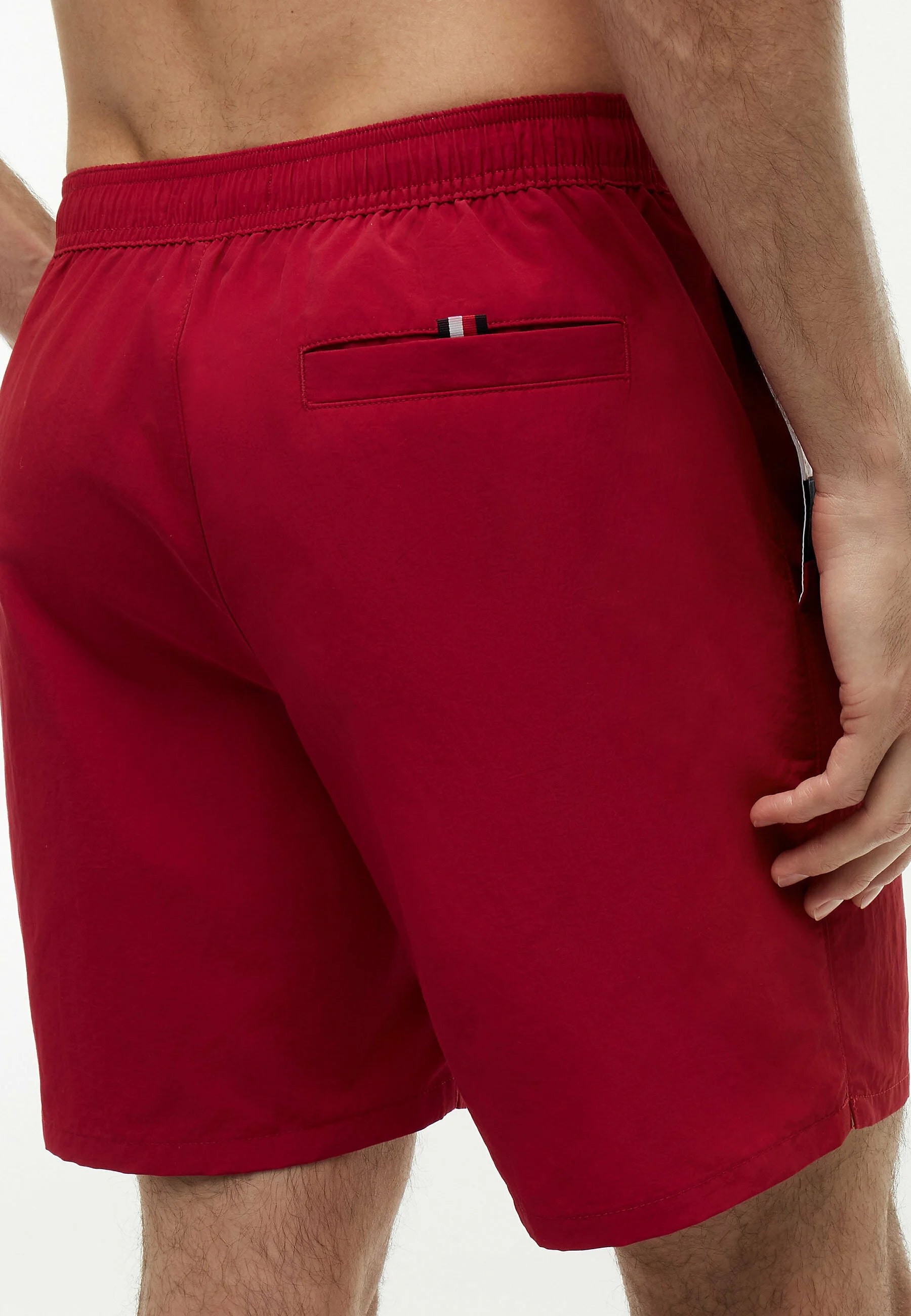 Tommy Hilfiger Colour Block Swim Shorts – Raspberry Juice