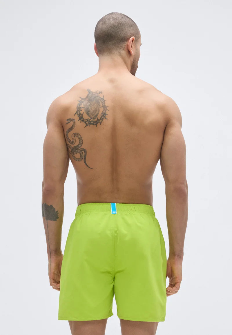 Arena Fundamentals Logo Boxer R – Artic Lime, Mangrove