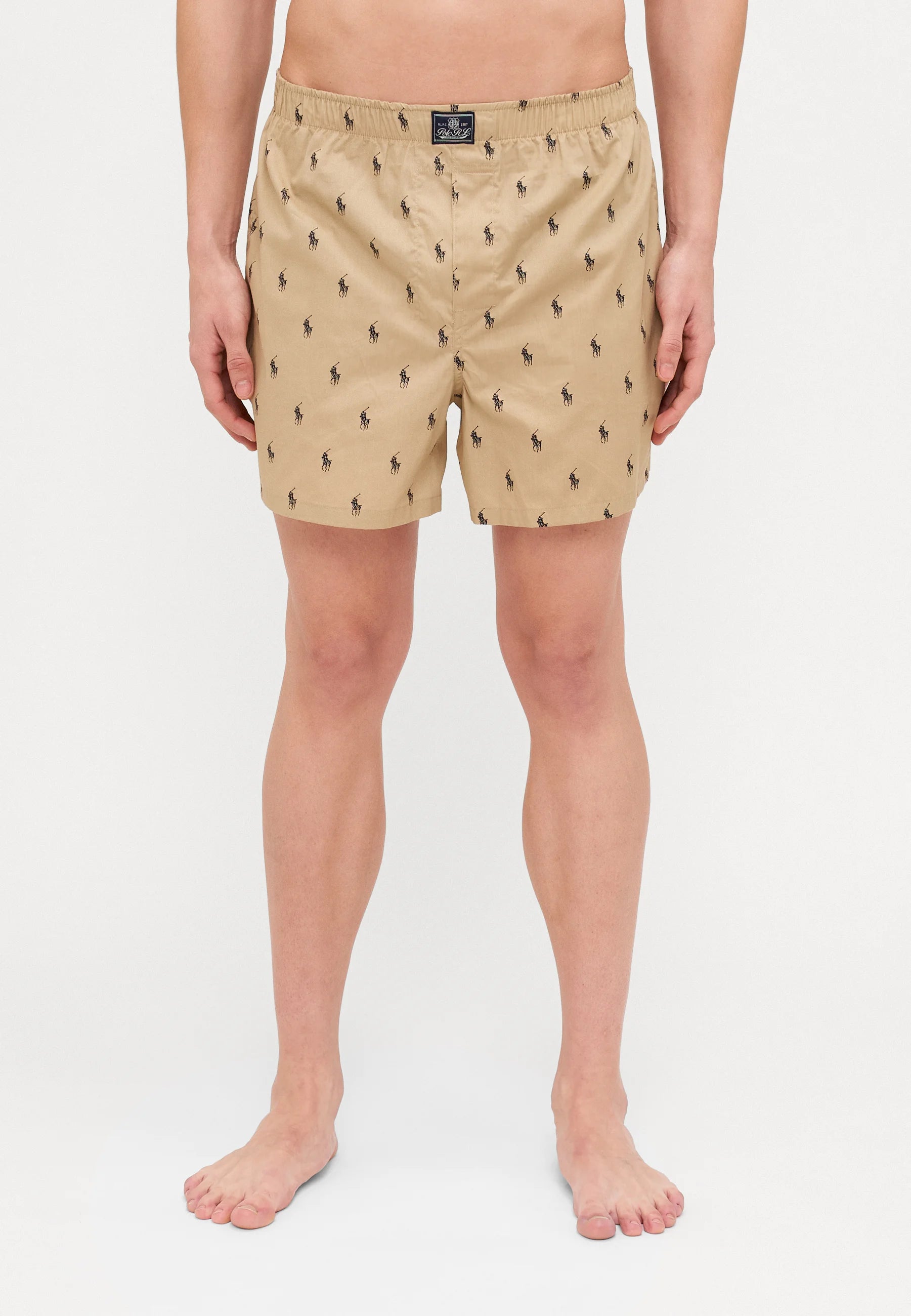 Boxer ouvert en coton Polo Ralph Lauren - Lot de 3 - Kaki