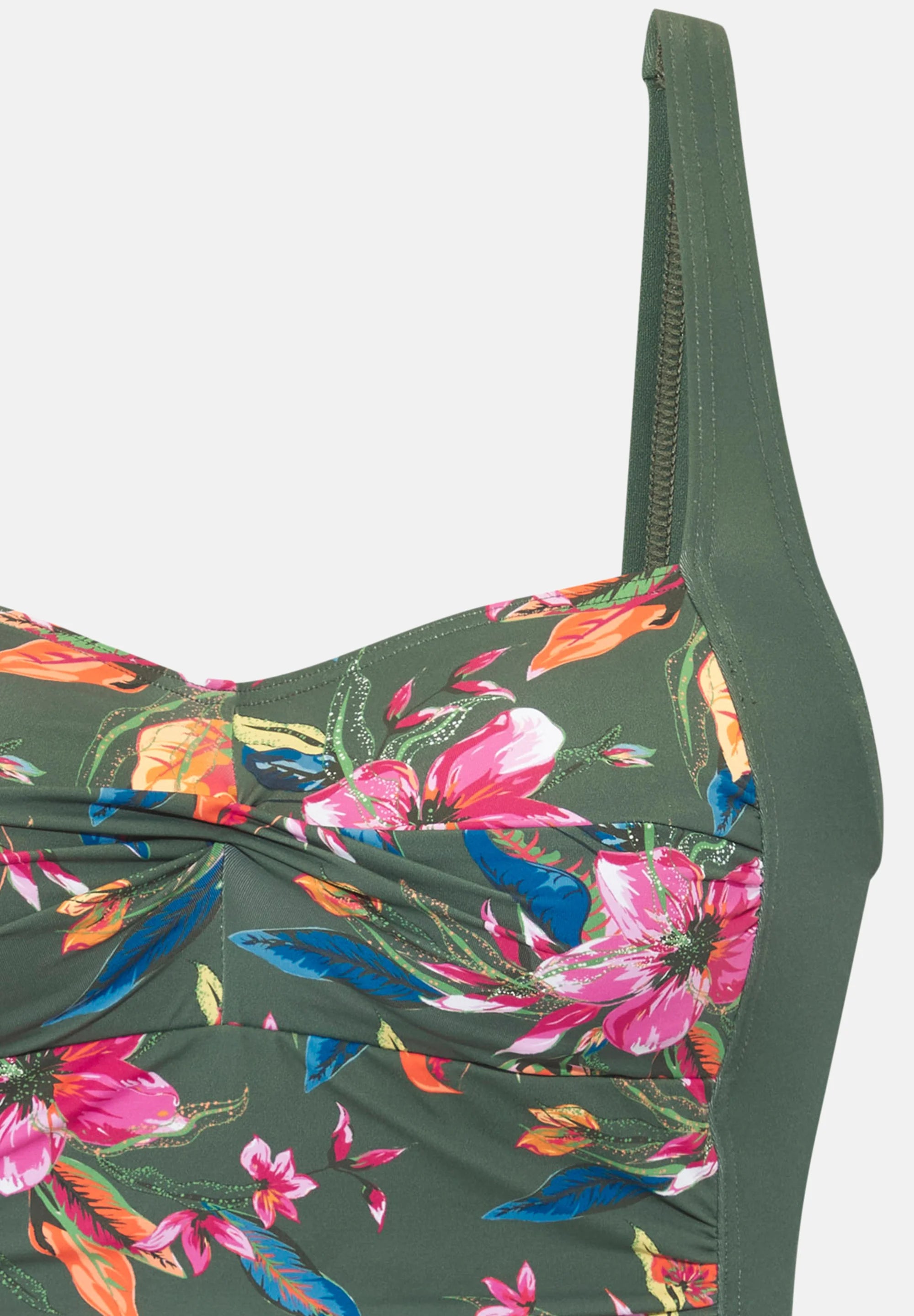 LASCANA Printed Swimsuit – Olive Print