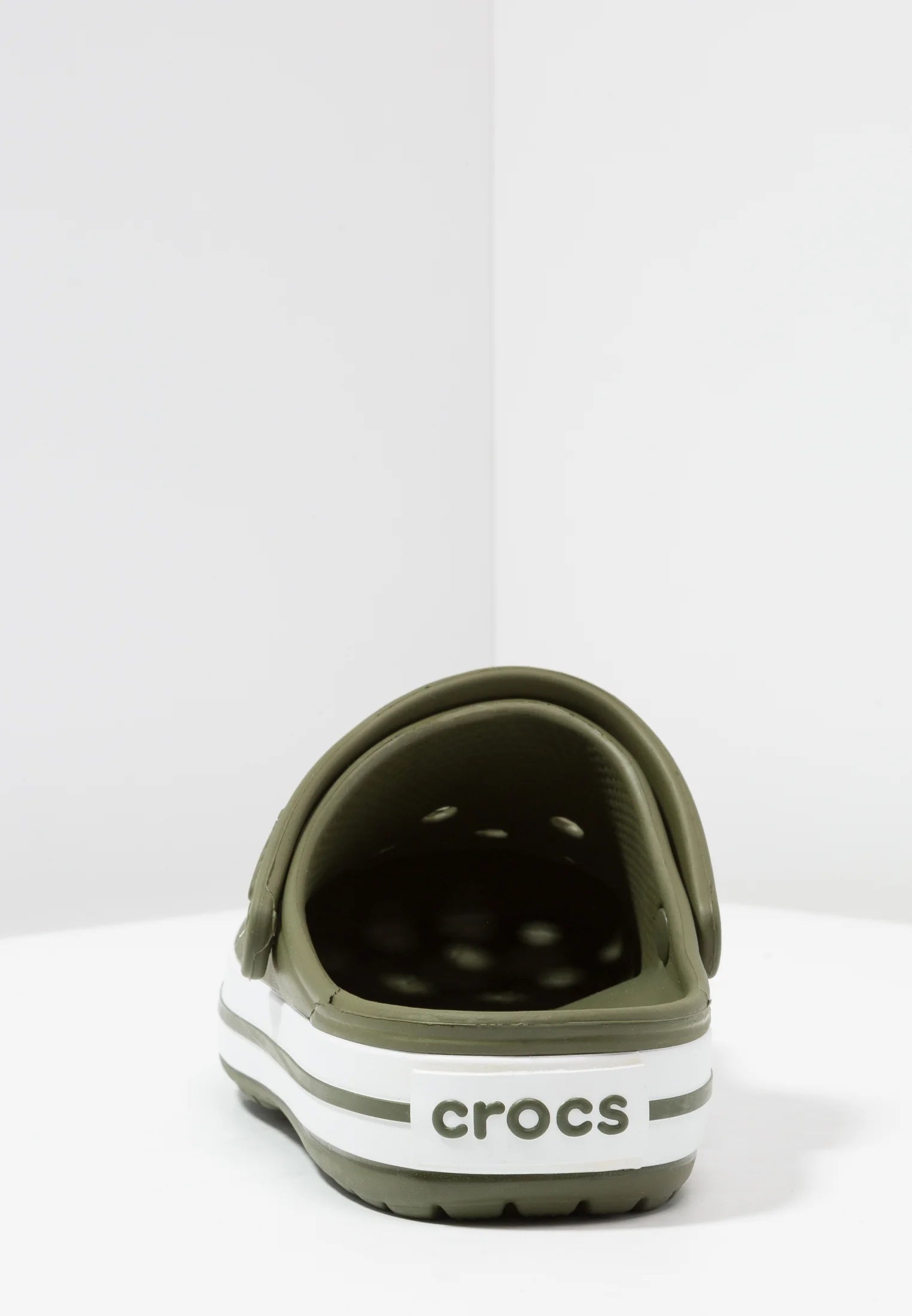 Sabots Crocs Crocband – Vert armée, Blanc