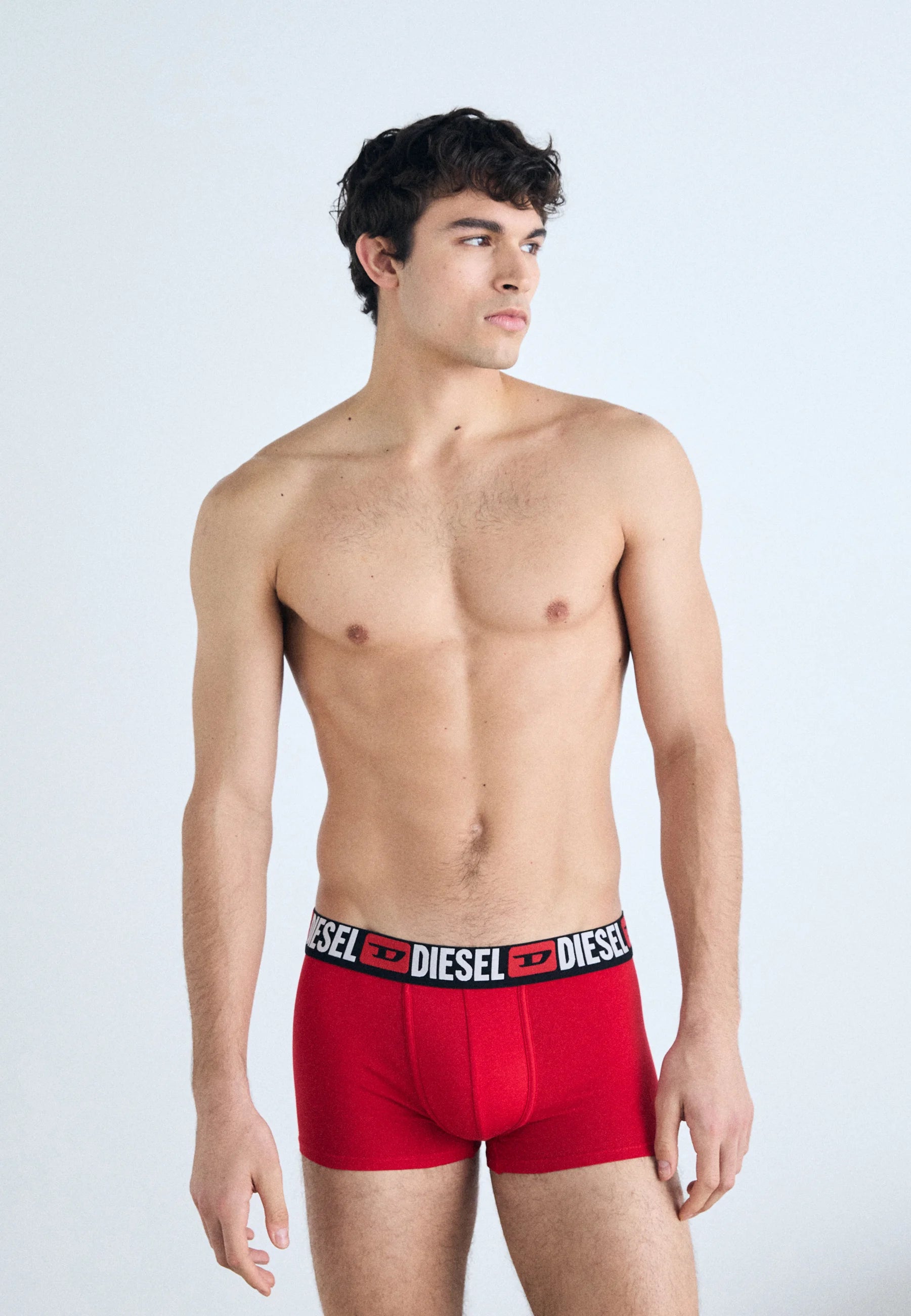 Lot de 3 boxers Diesel Damien Threepack – Noir, Gris, Rouge