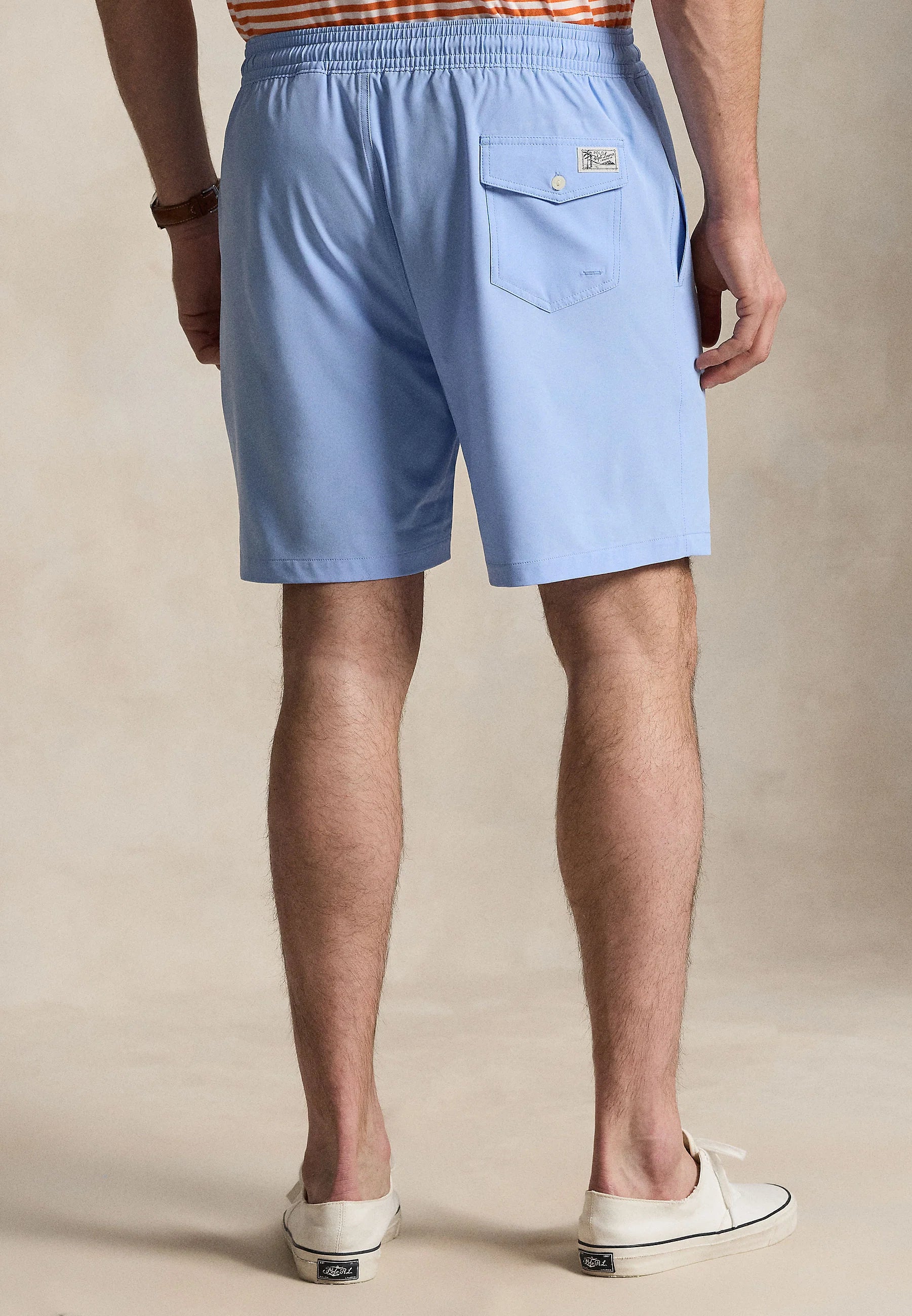 Polo Ralph Lauren Big & Tall Austin Blue Stretch Traveler Short de bain – Bleu