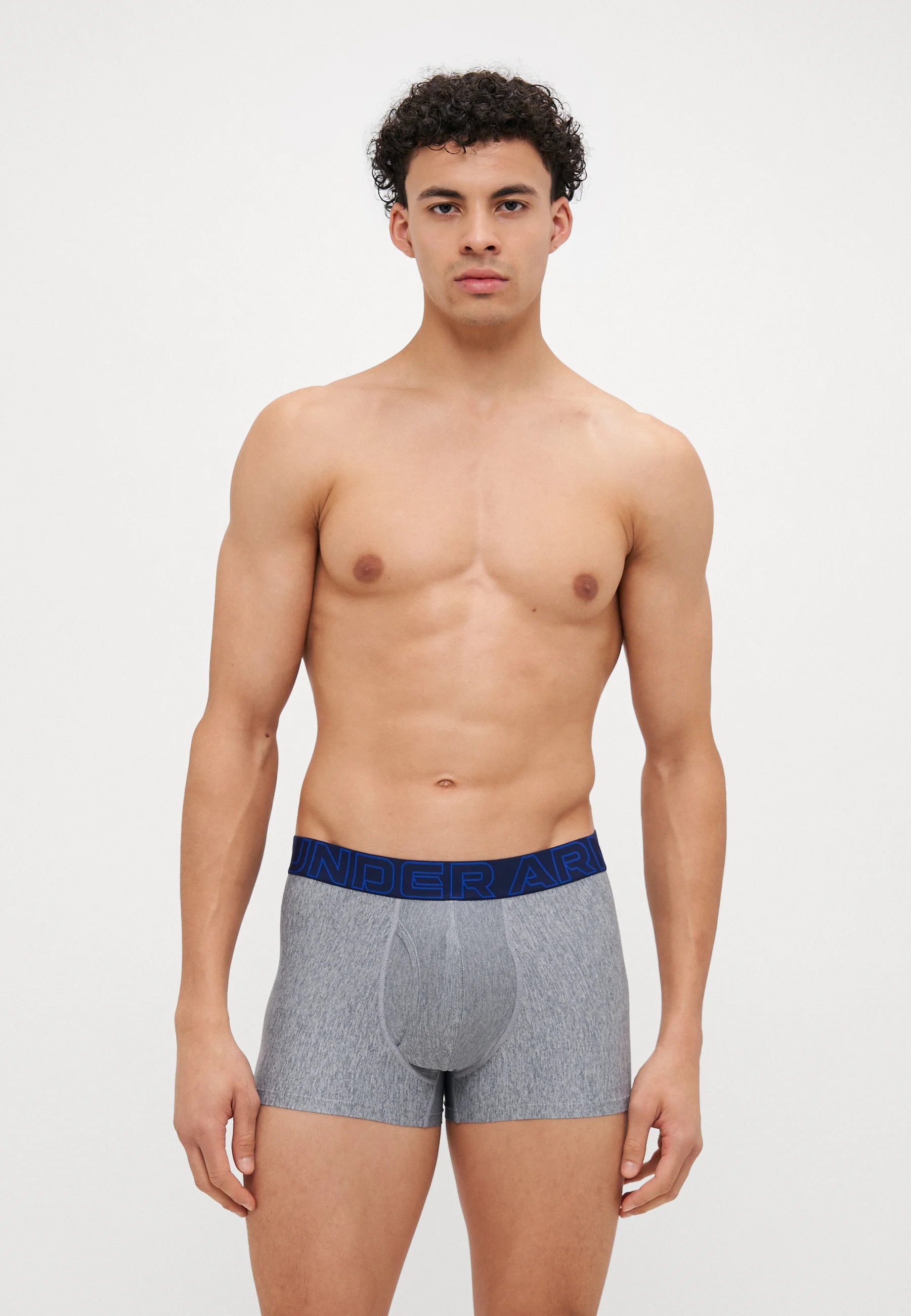 Under Armour Performance Tech Trunks – 3 Pack – Royal, Steel Heather, Midnight Navy